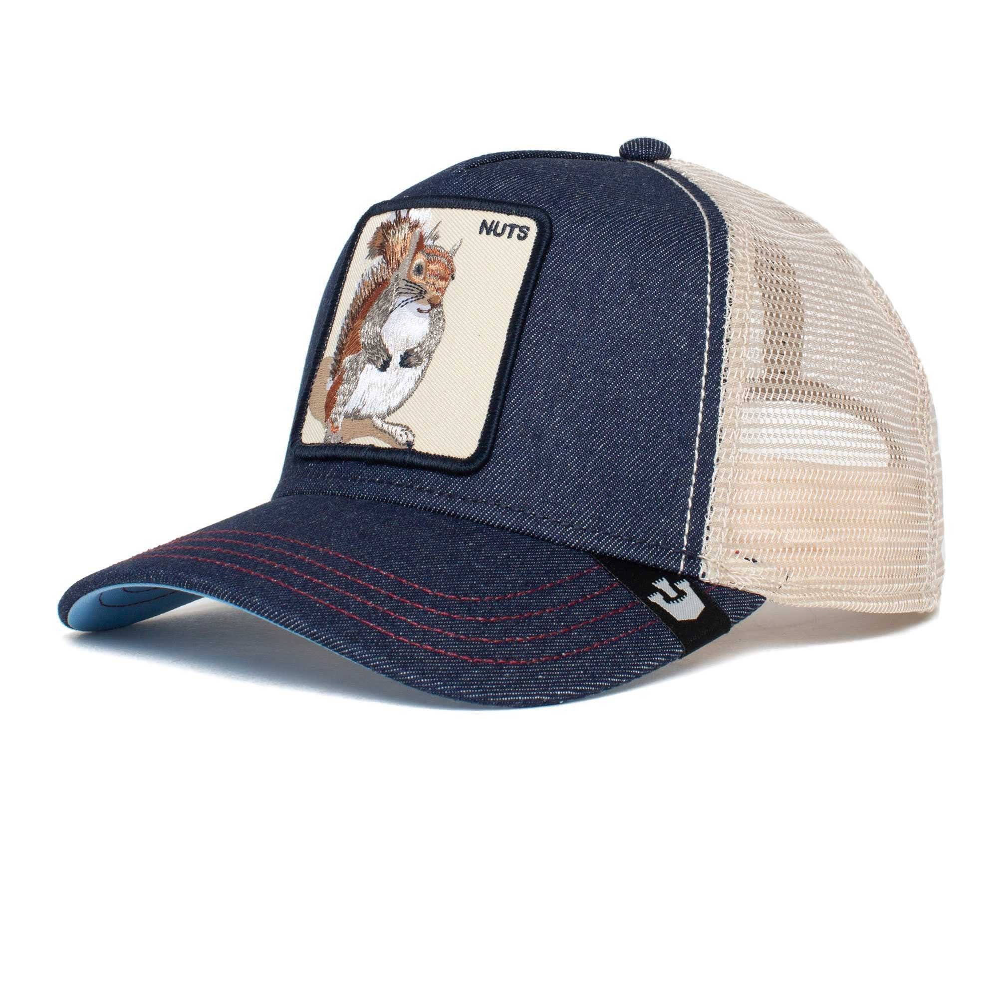 - Frontpatch, GOORIN Bros. Unisex Nuts One The Size Squirrel Trucker Kappe, Cap Baseball Cap