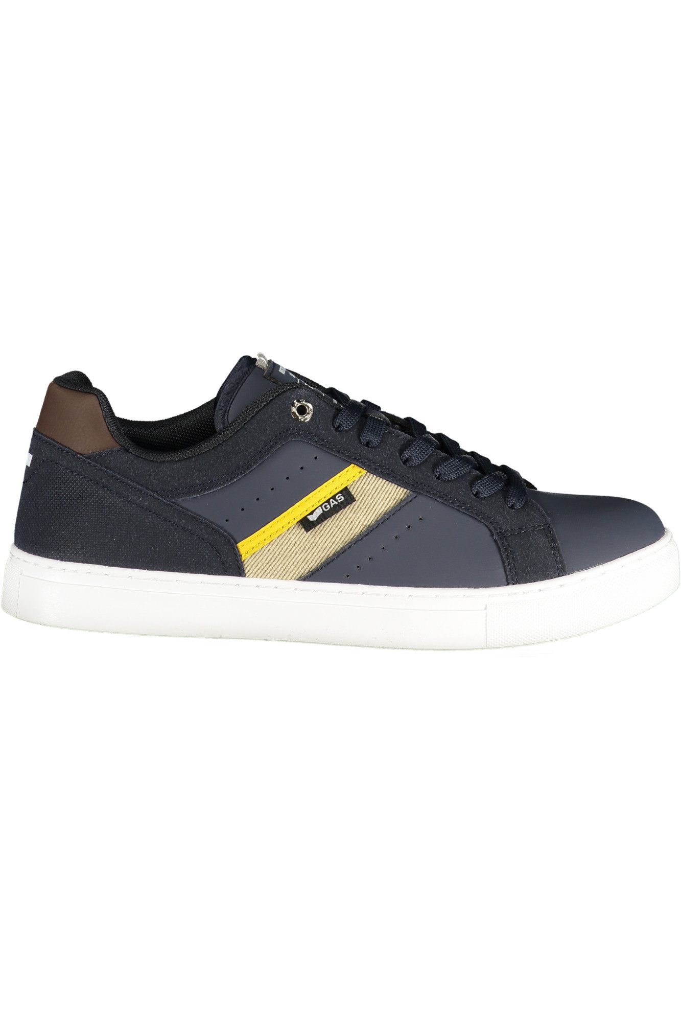 GAS Sneaker Herren-Sportschuh Blau mit Kontrastdetails und