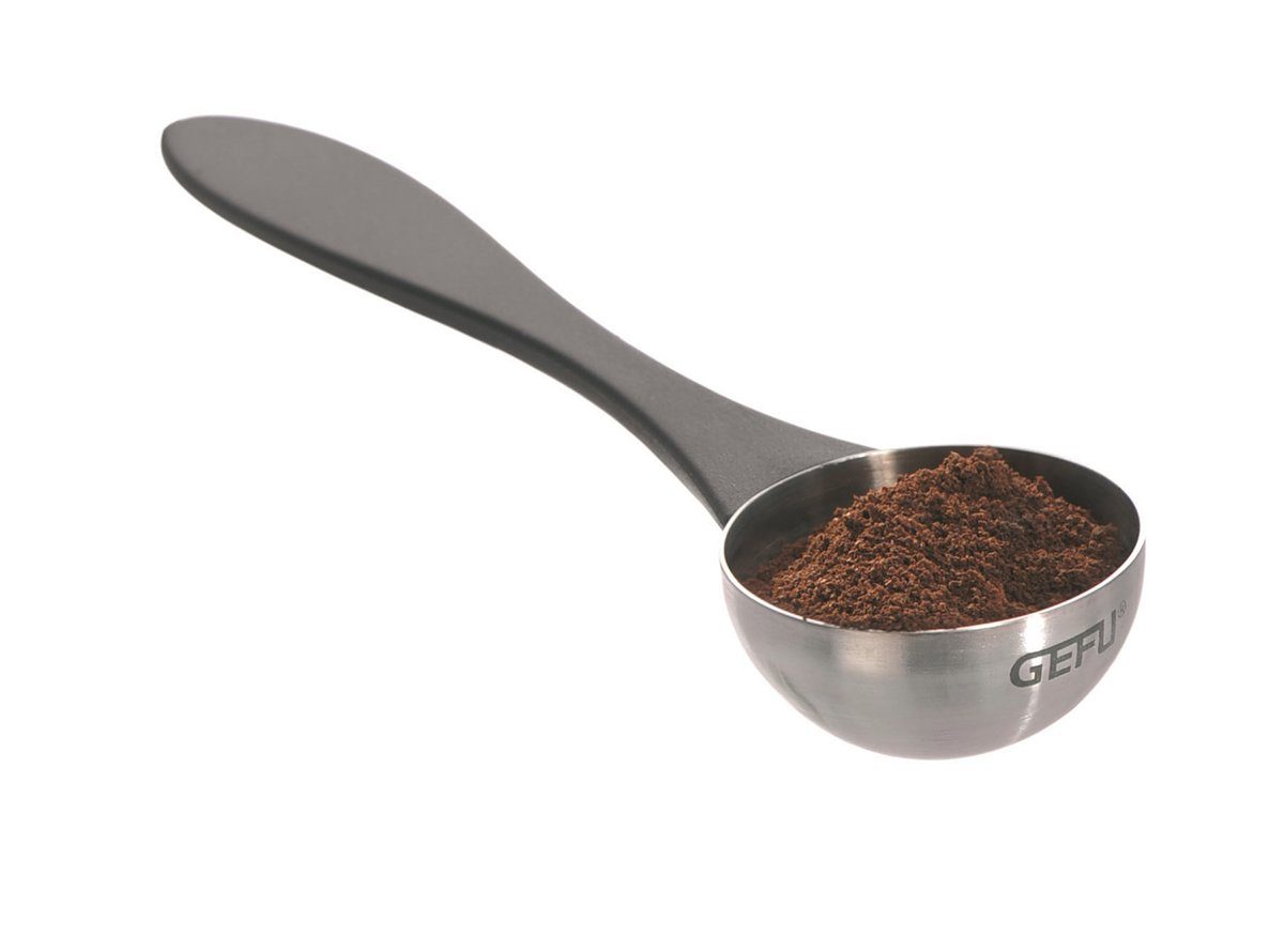 GEFU Wiederbefüllbare Espresso-Kapsel Kaffeemaß MISURINO Messlöffel Kaffeelöffel Kaffeel
