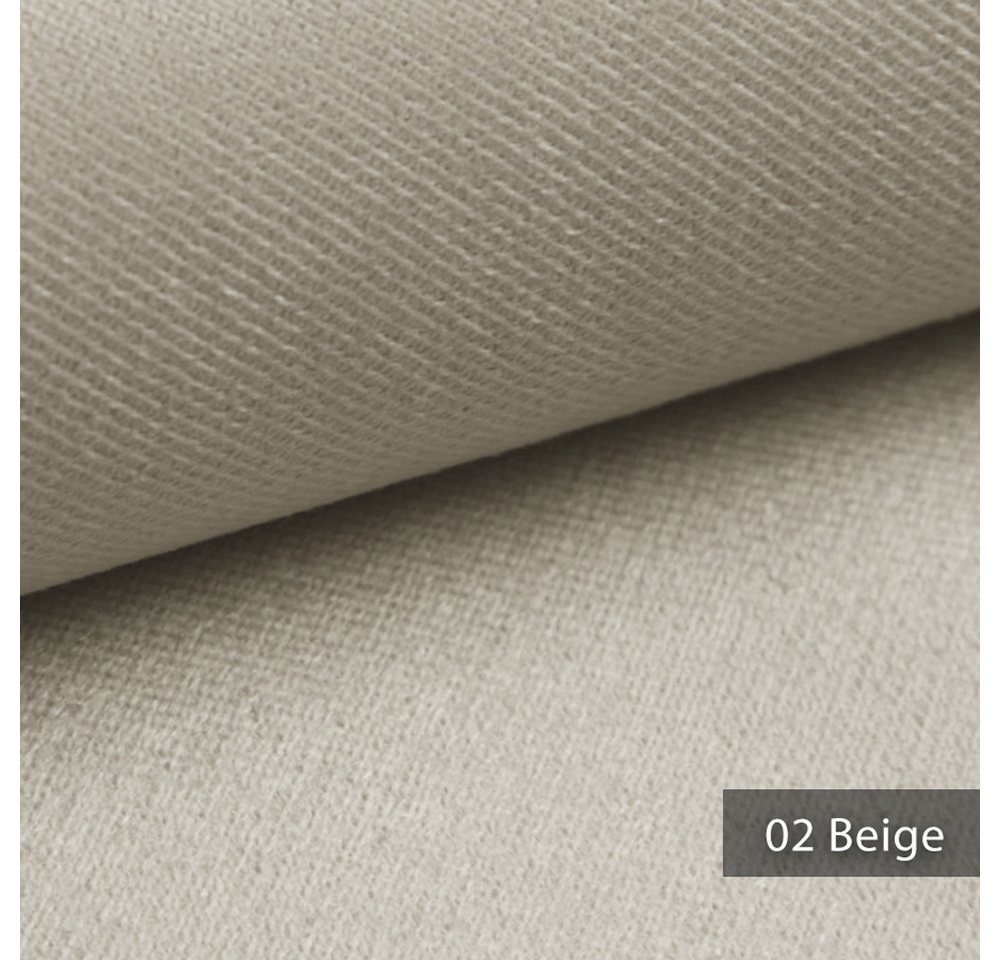 Thumbnail - novely® Stoff ARTENA - Samtiger Velours-Möbelstoff - Anschmiegsamer Polsterstoff, Robust, Pflegeleicht, Waschbar, Meterw...