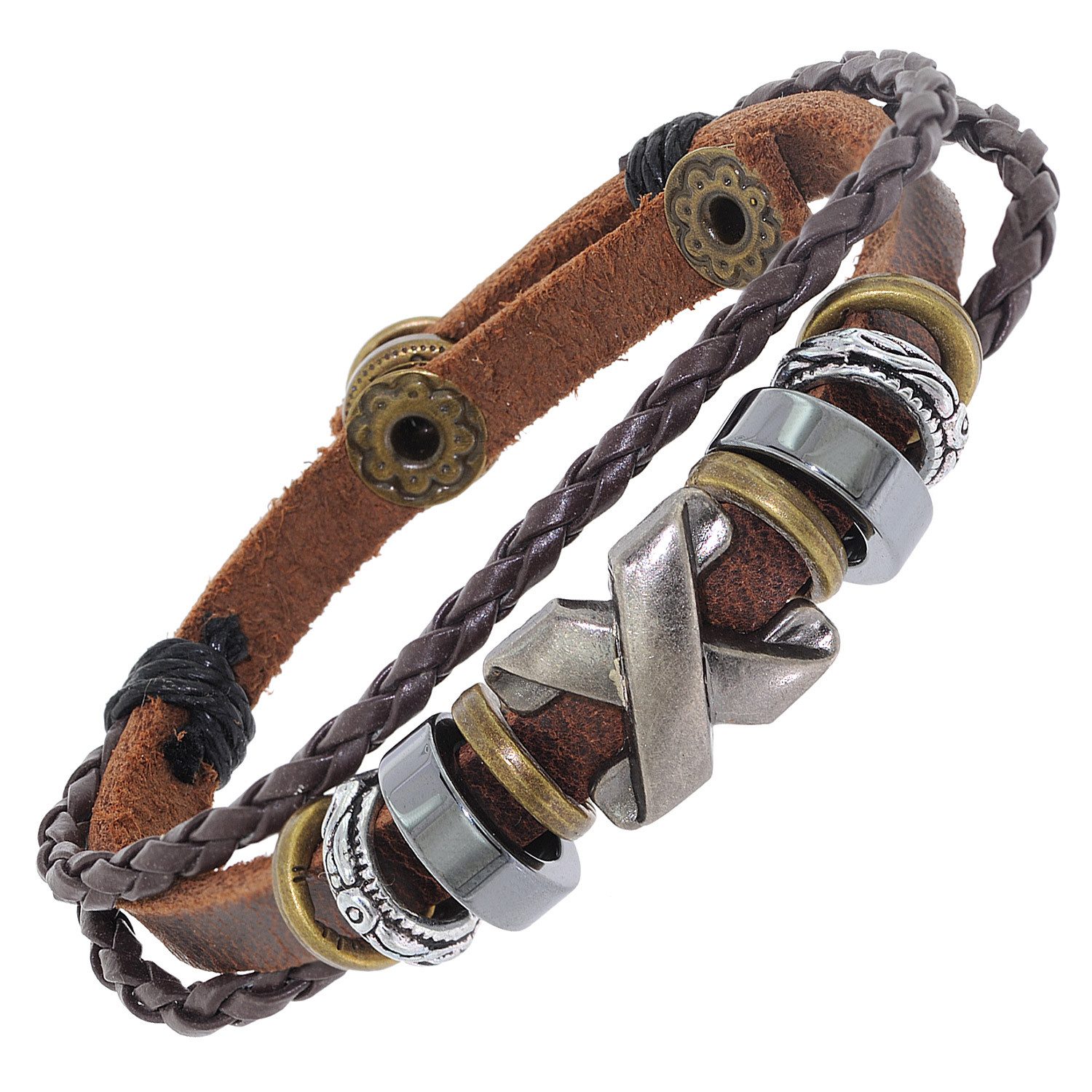 Armband Unisex LederBraun
