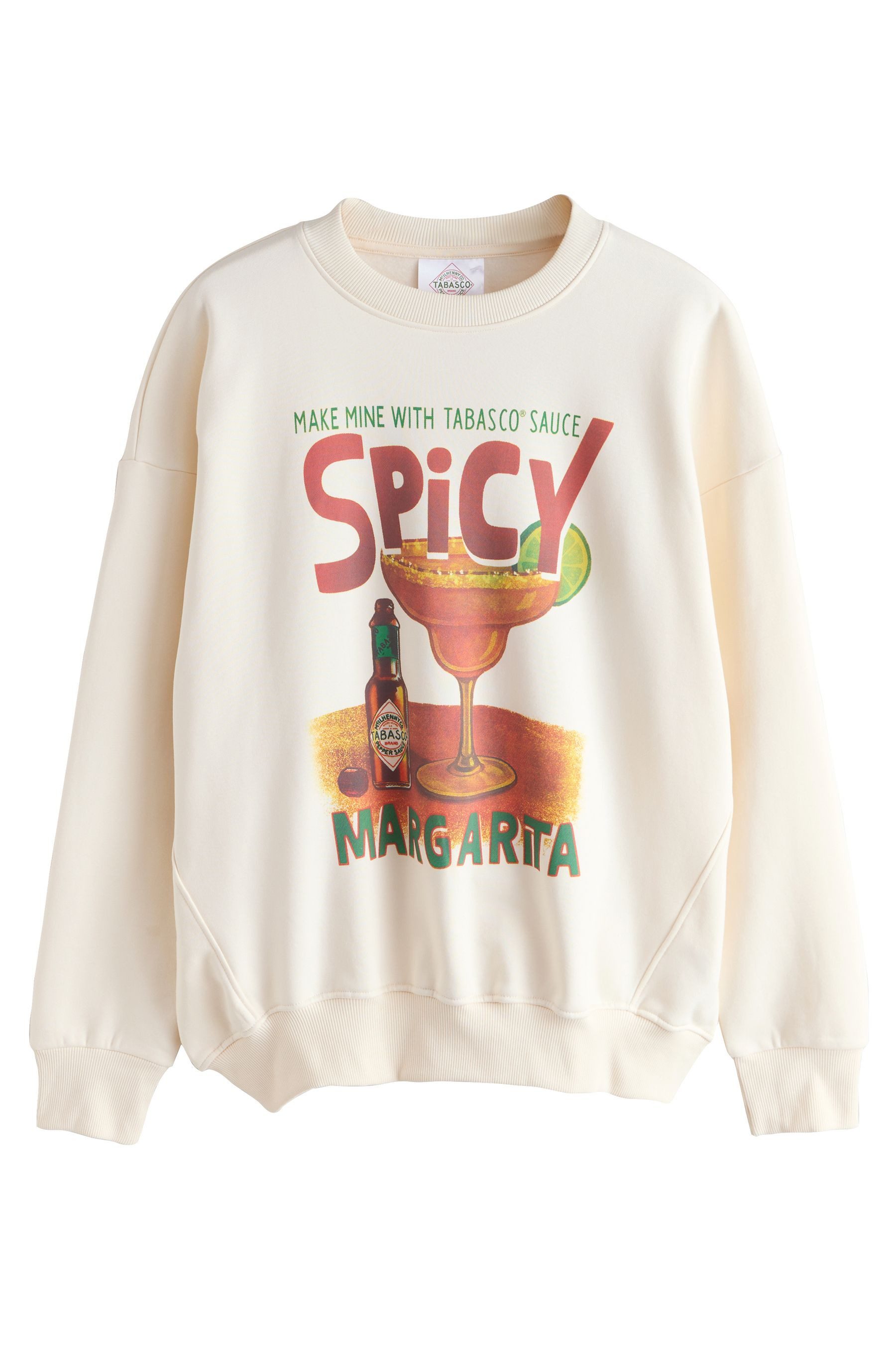 Next Sweater Sweatshirt mit Grafik, Tabasco Spicy Margarita (1-tlg)