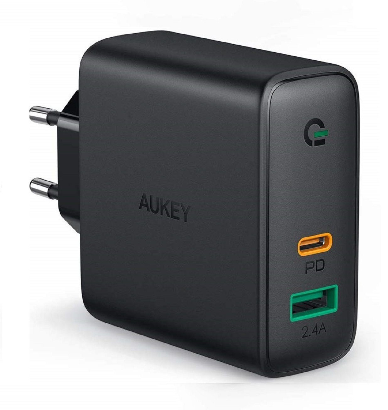 AUKEY PA-D1 Ladestation (30W PD USB Ladegerät 2 X Anschlüssen für USB-C)