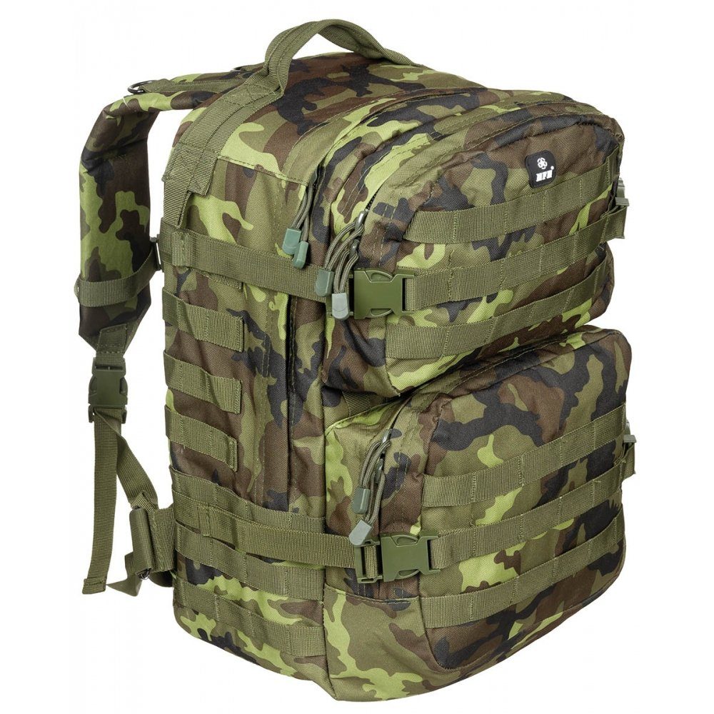 MFHHighDefence Rucksack US Rucksack, Assault II, M 95 CZ tarn (Packung)