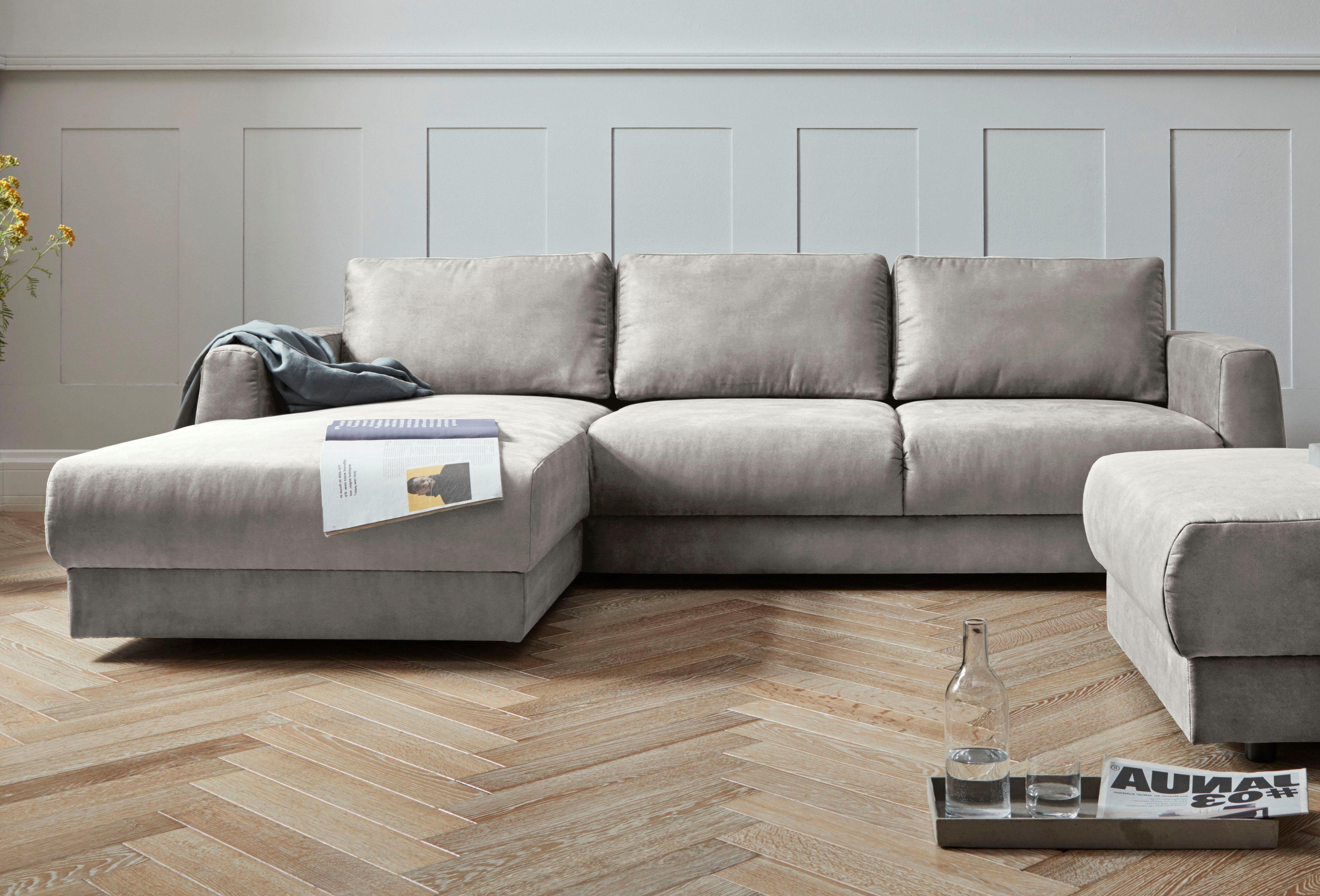 andas Ecksofa Hobro L-Form, in 3 Bezugsqualitäten in vielen Farben, Design by Morten Georgsen