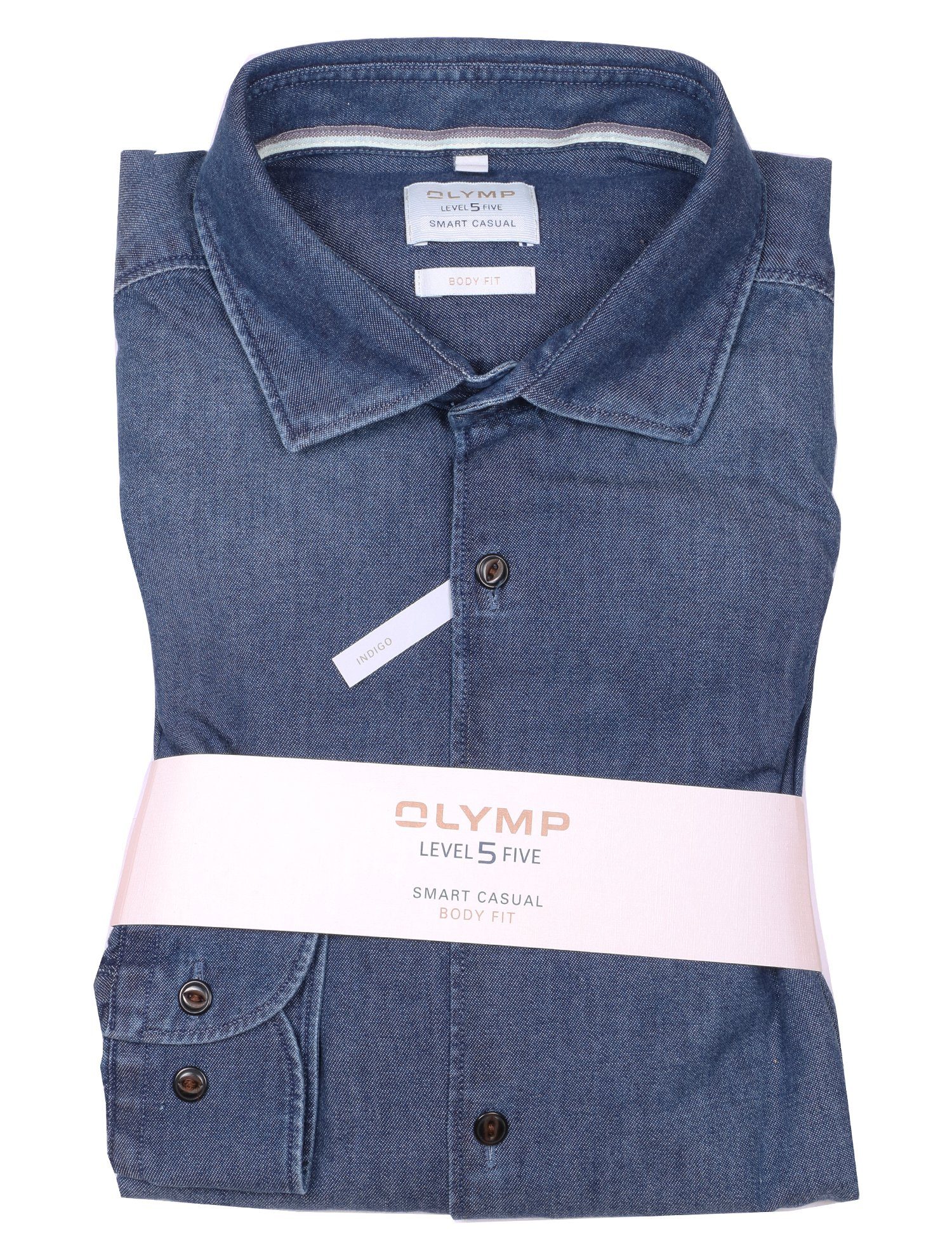 OLYMP Langarmhemd »Olymp Level 5 Jeanshemd smart casual« online kaufen |  OTTO