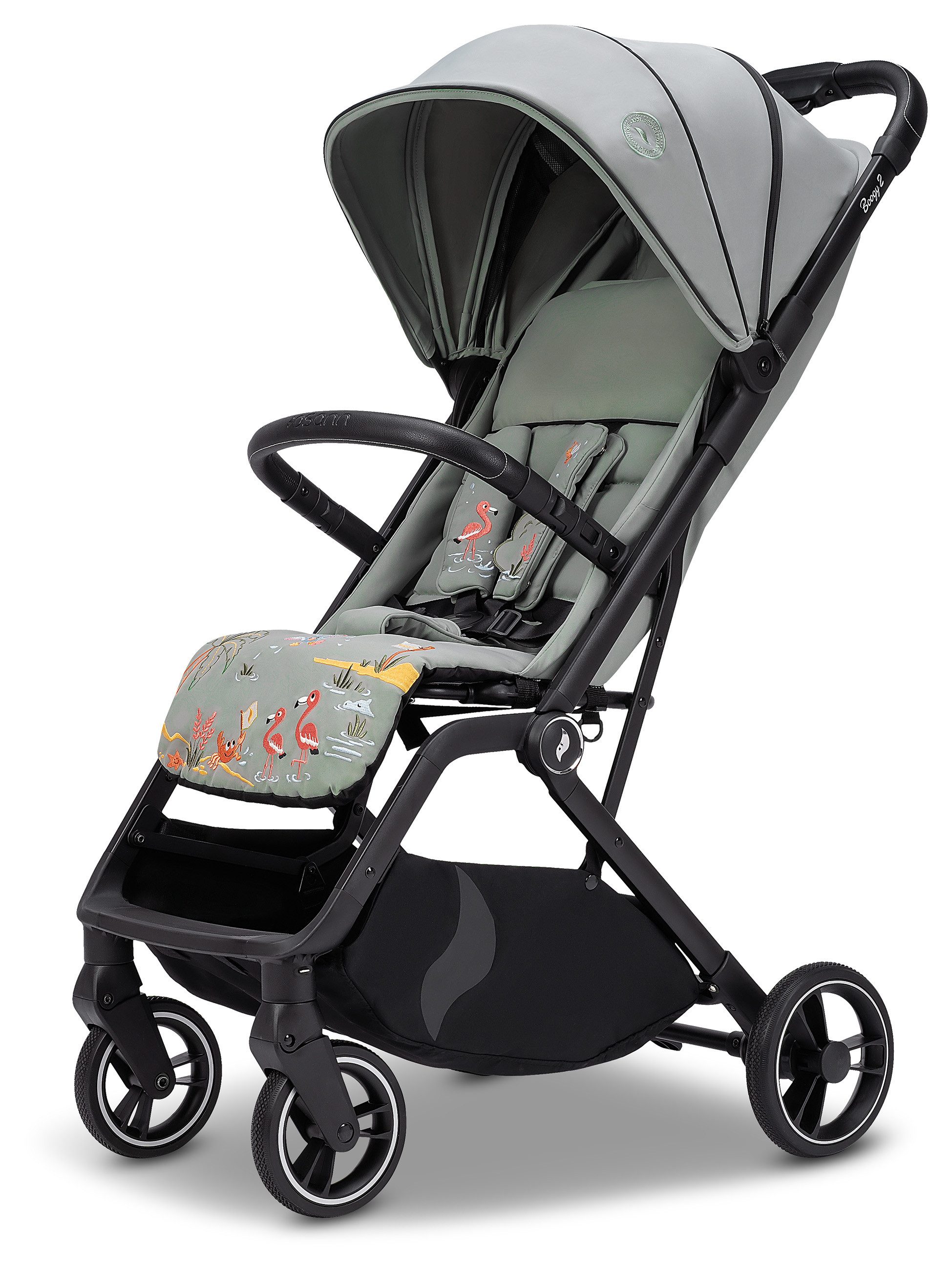 Osann Kinder-Buggy Boogy 2, 0 - 22 kg inkl. Regenverdeck, große Räder, Einhand-Faltmechanismus