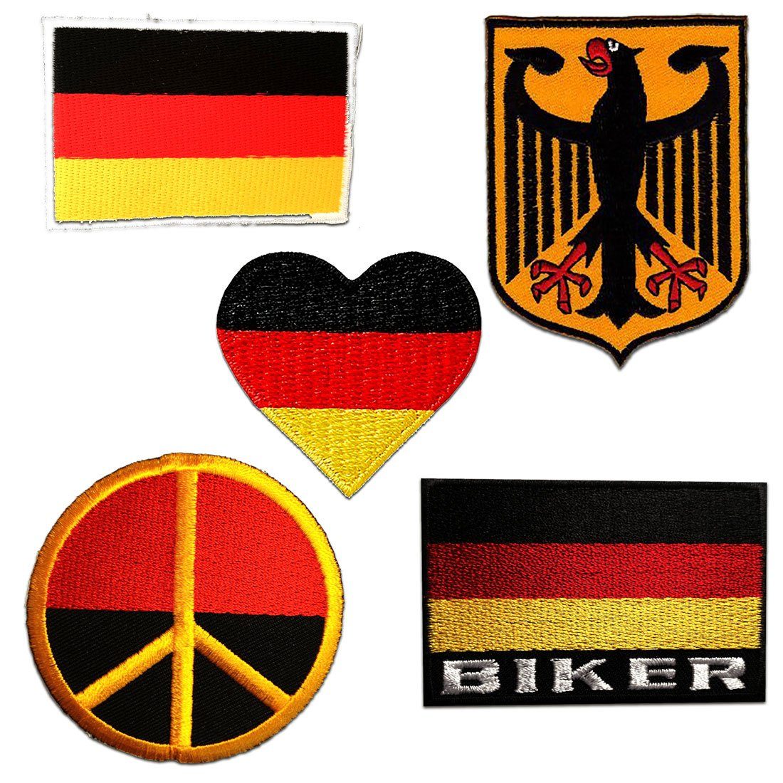 Bügelbild Deutschland Flagge