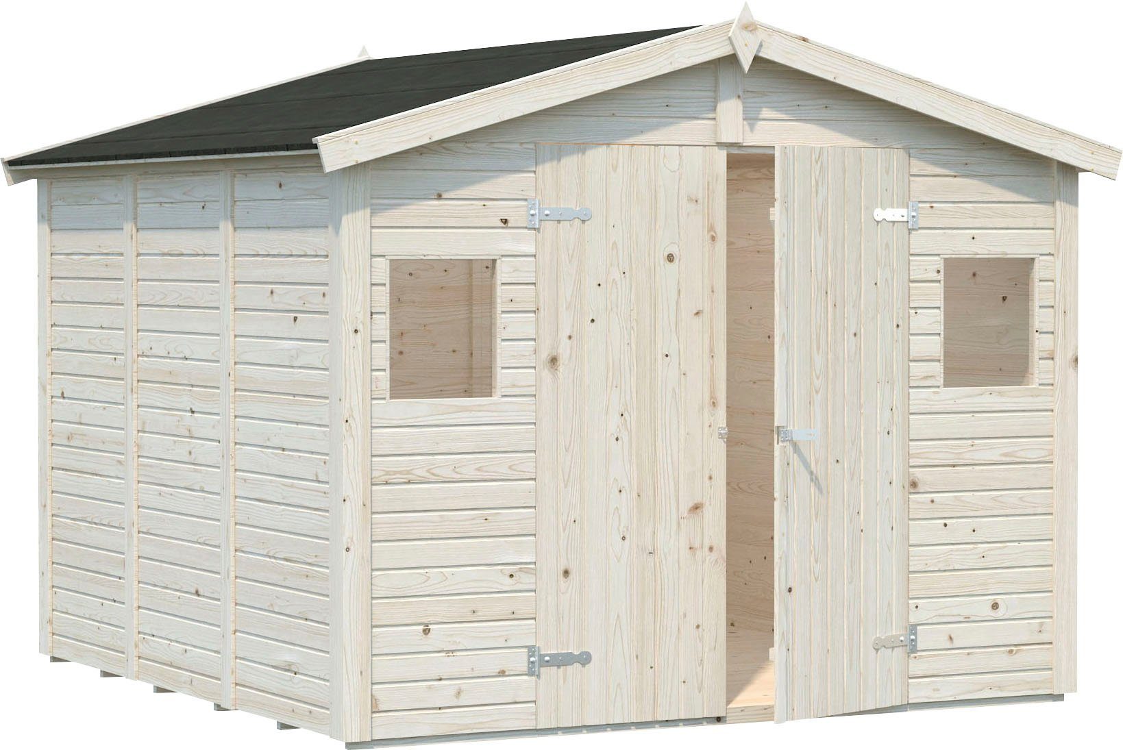 Palmako Gerätehaus Dan, BxT: 295x324 cm, natur