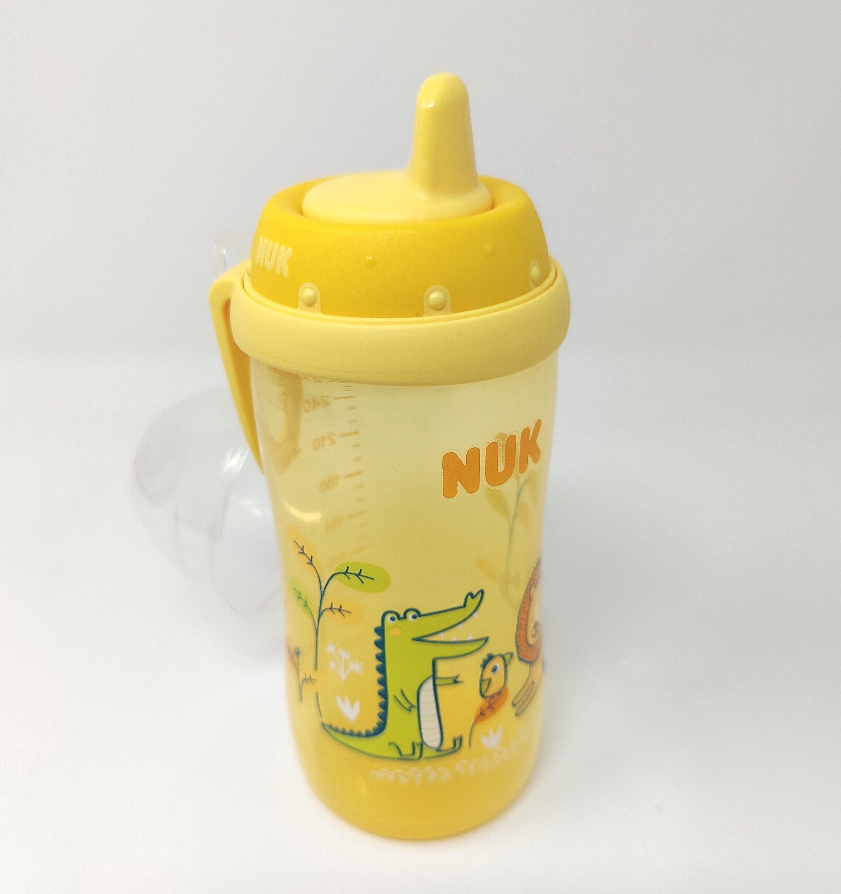 NUK Trinkflasche Kiddy Cup Trinkflasche mit Hardspout Trinkschnabel 12m+