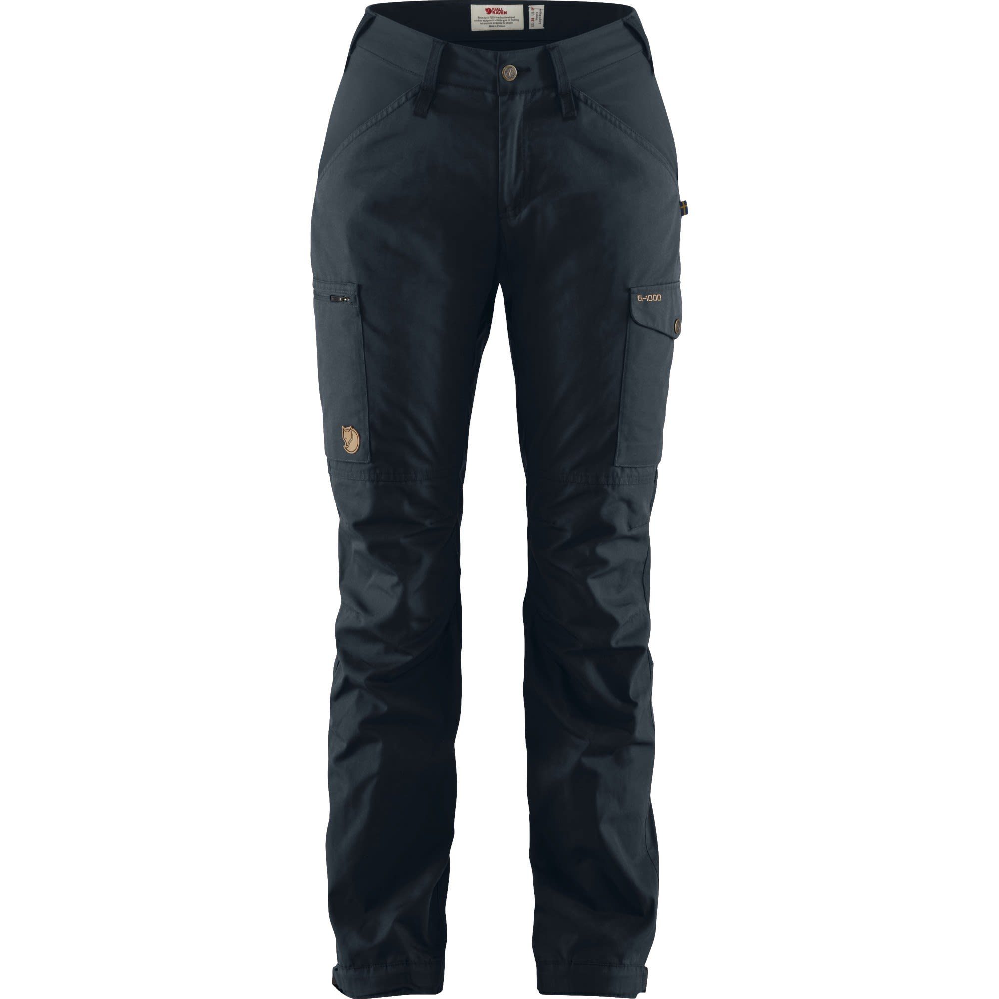 Fjällräven Kaipak Damen Hose blau W Curved Trousers Fjällräven Hose & Shorts