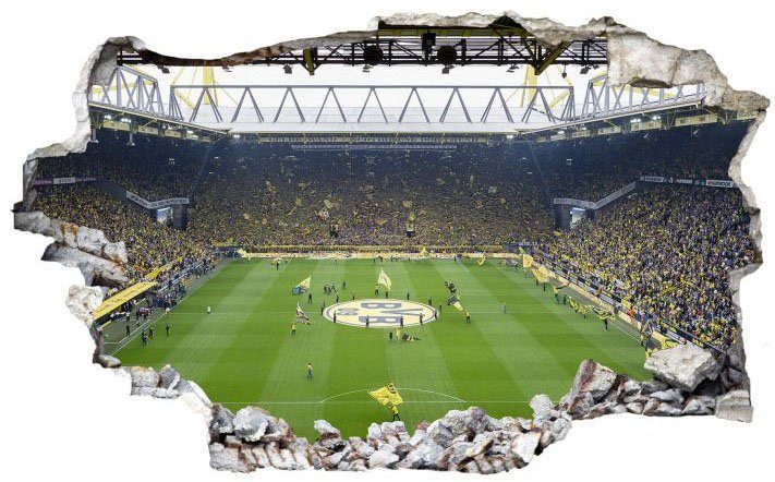 BVB (1 Wall-Art St) Wandsticker Wandtattoo Fan Choreo