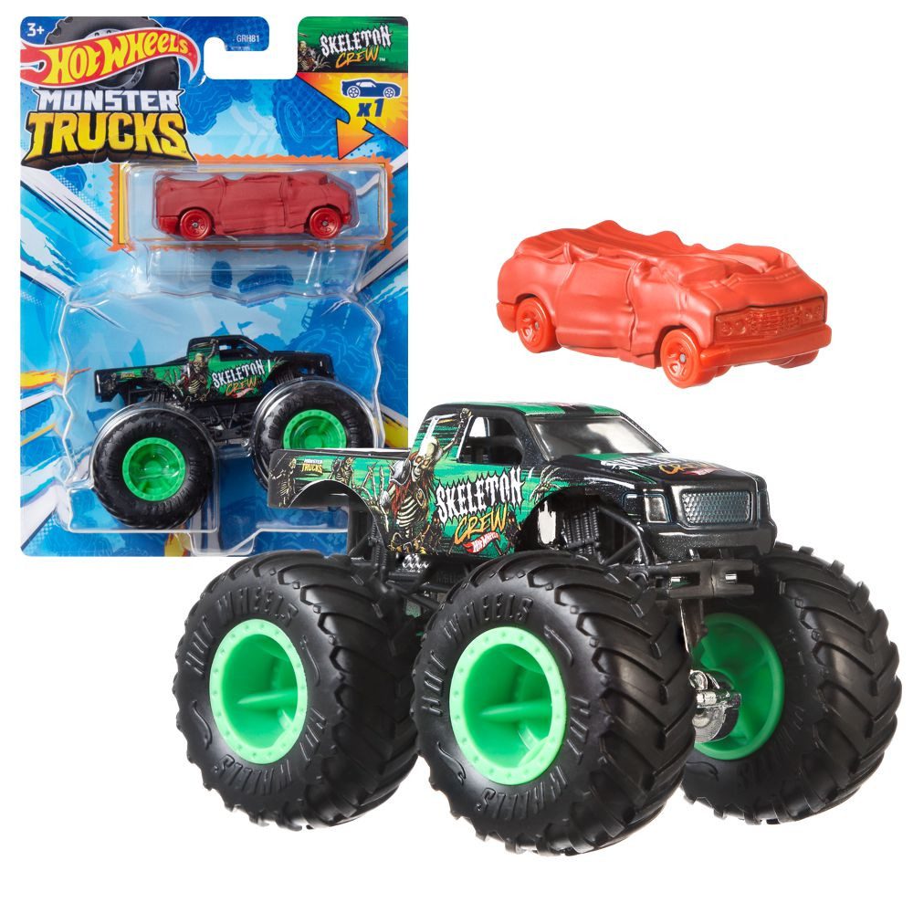 Hot Wheels Spielzeug-Monstertruck Skeleton Crew HWN44 Hot Wheels Monster Trucks & Fahrzeug Die-Cast