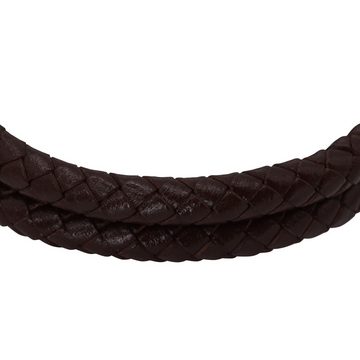 Heideman Armband Ignis silberfarben (Armband, inkl. Geschenkverpackung), Armband aus Leder Männer