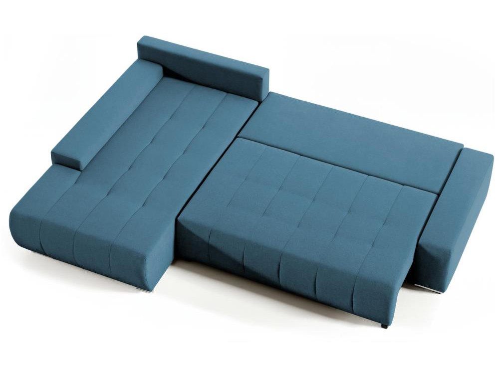 Beautysofa Ecksofa Draco L mit Schlaffunktion, in pflegeleichten Stoffen, Bettkasten
