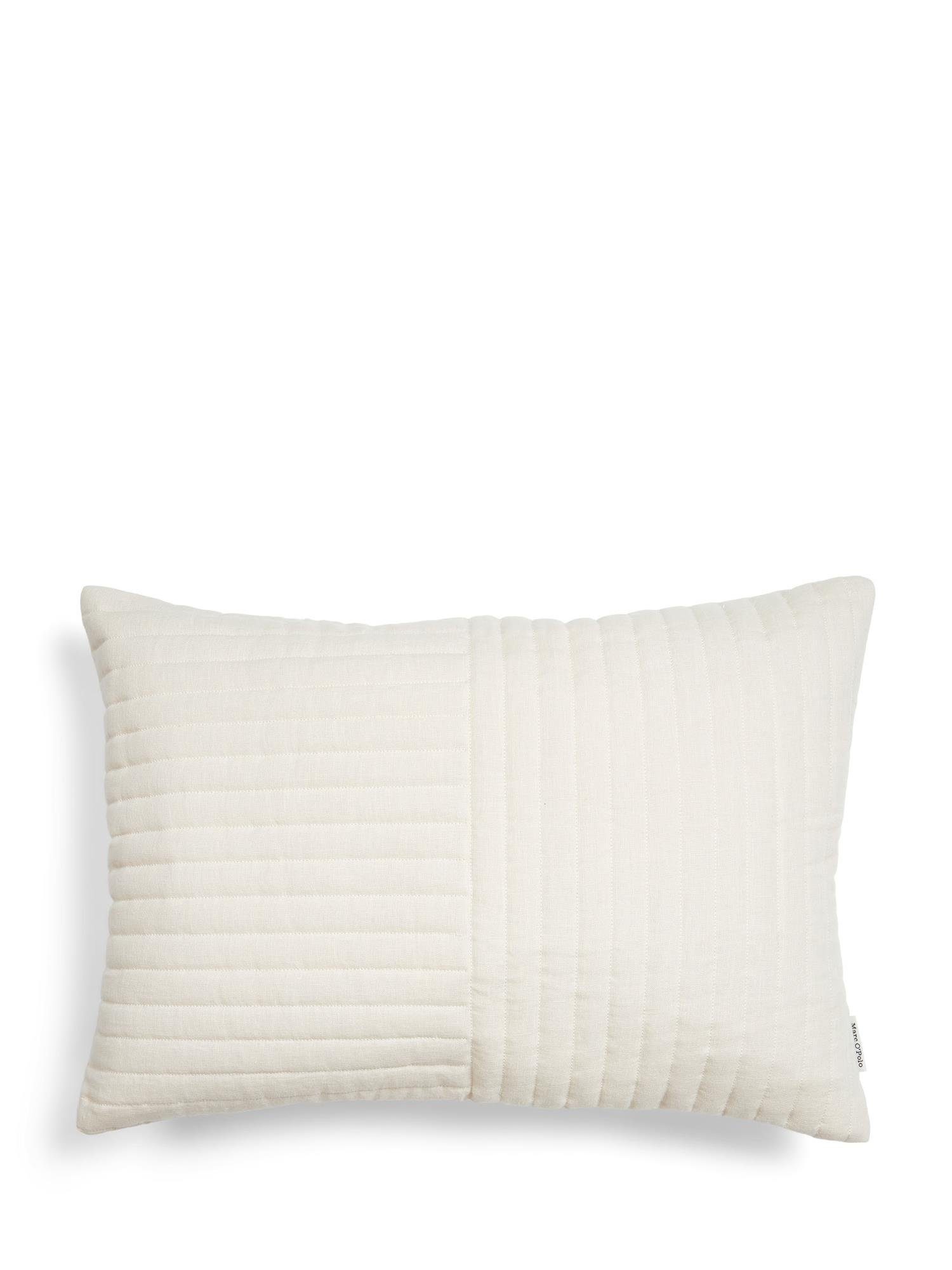 Marc O'Polo Home Dekokissen Viosa, aus Natural White Leinen