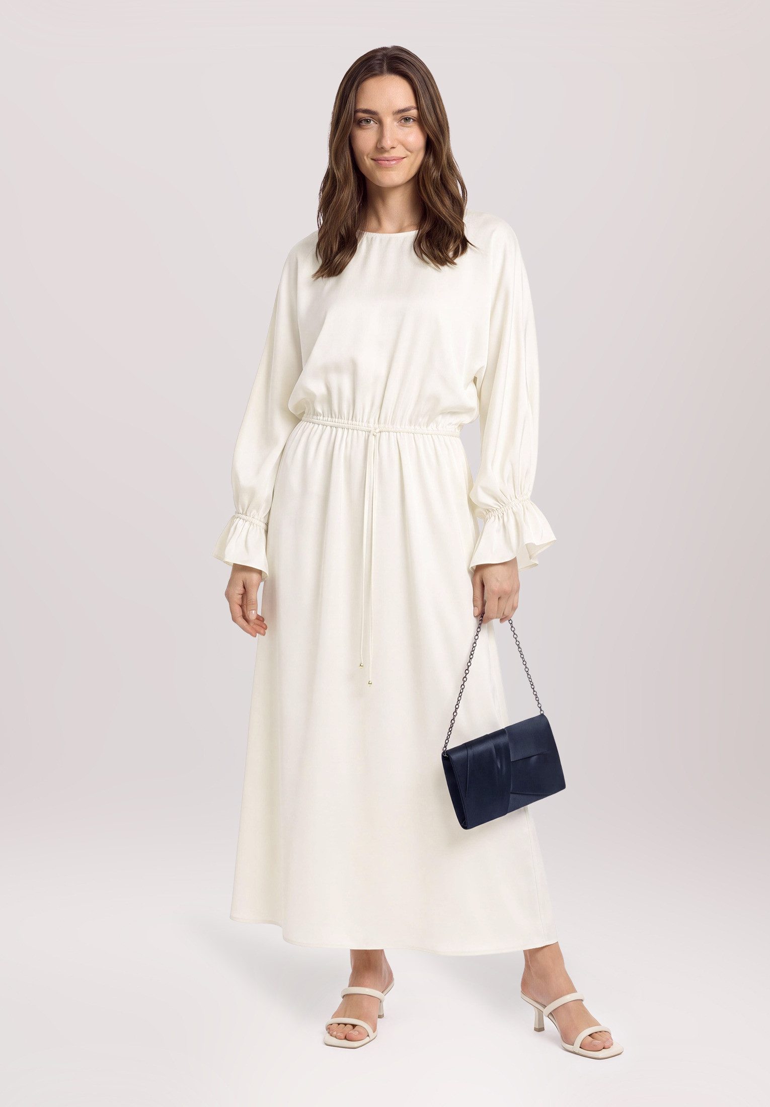Vera Mont Abendtasche Damen unifarben, Falten