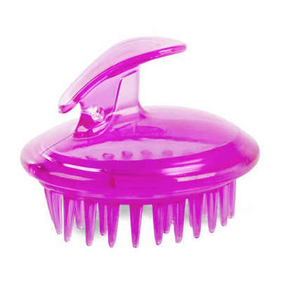 Friseurmeister Massagebürste Shampoo Bürste - Shampoo Brush aus ABD und Silikon mit Kopfhautmassage Effekt für Erwachsene und Kinder Haarpflege