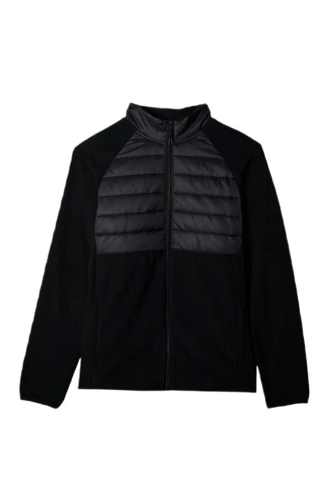 Fleecejacke M415 (warm, atmungsaktiv) schwarz Herren