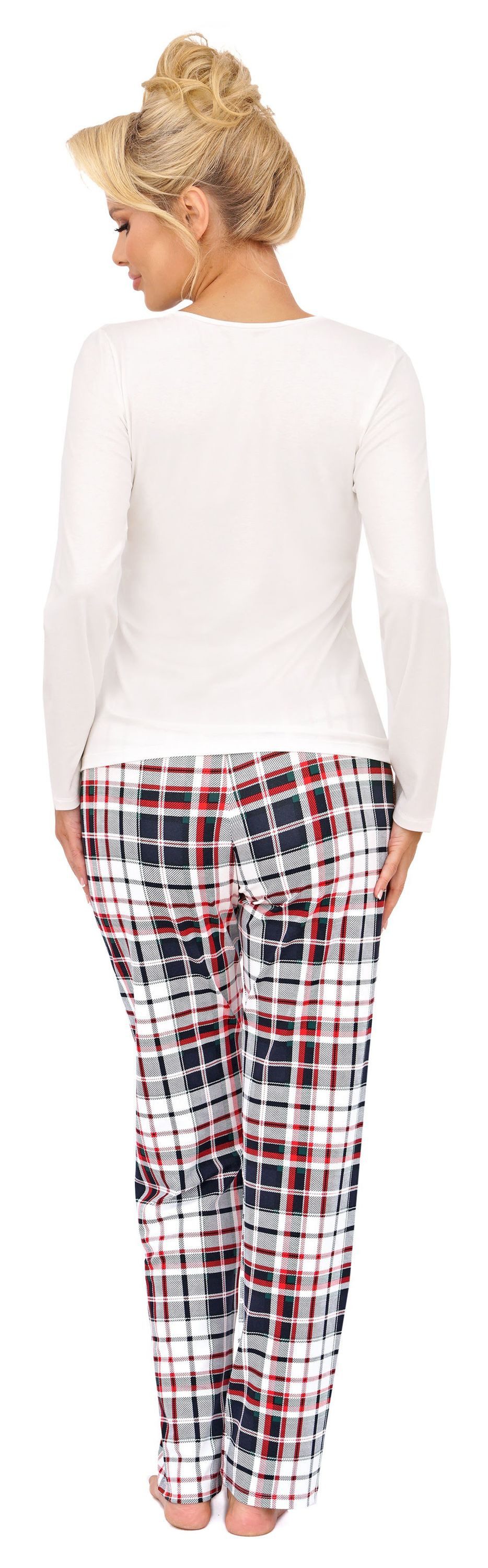 Donna Schlafanzug HoHoHo (Set, 2 tlg., 2-teilig) Damen Pyjama lang 2-teilig günstig online kaufen