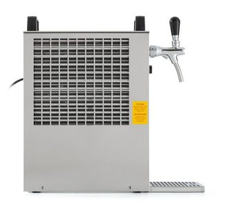 ich-zapfe Bierzapfanlage Zapfanlage Kontakt 40/K, Durchlaufkühler für Bier, leistungsstarker Bierzapfanlage, 1-leitig, 50 Liter/h