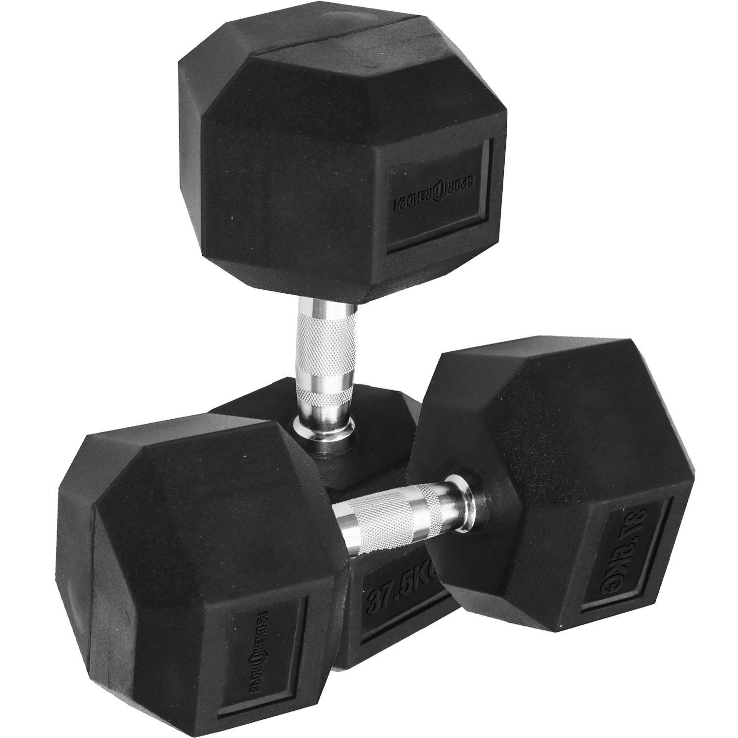 Sporttrend 24 Kurzhantel Hexagon Hantel x 2 37,5kg