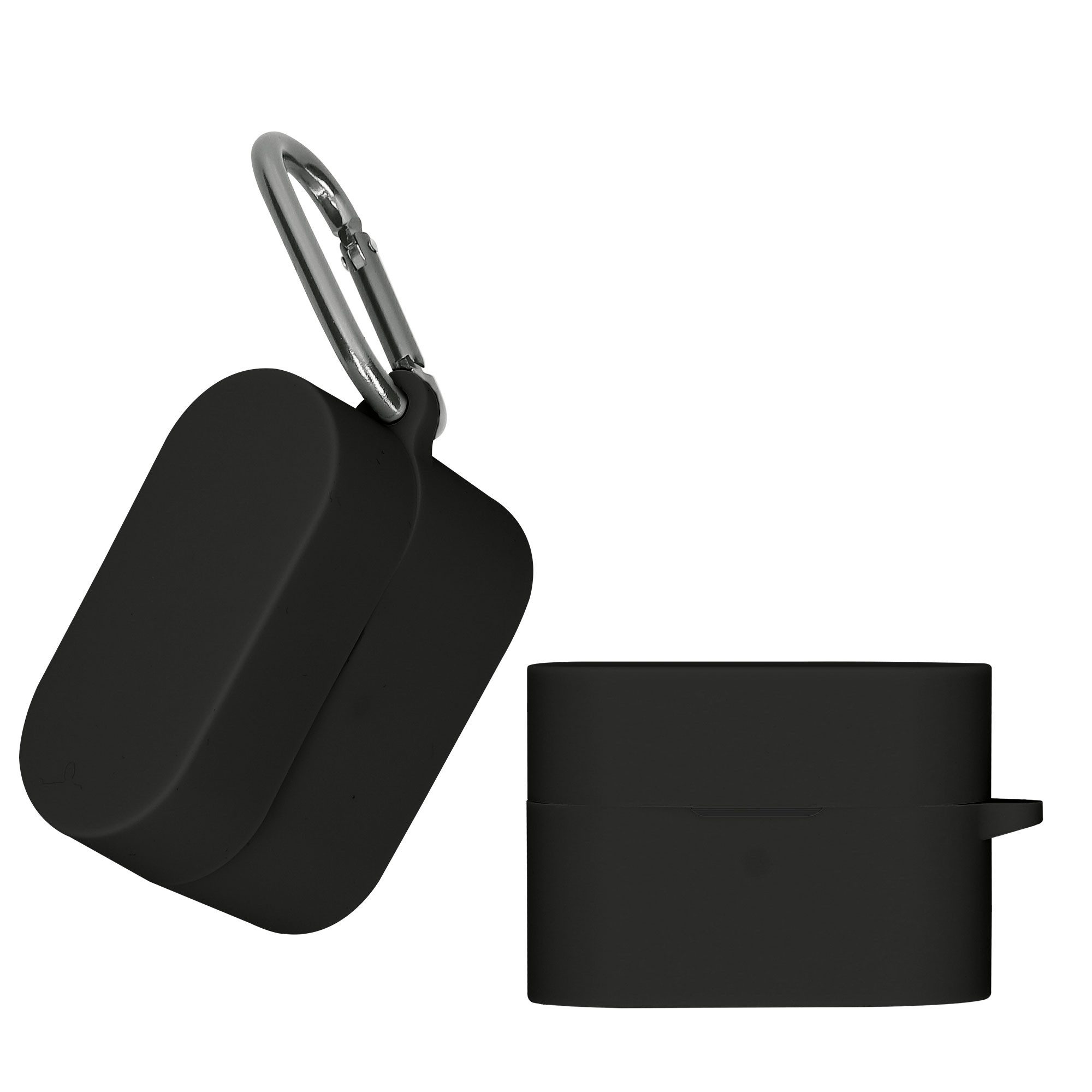 kwmobile Kopfhörer-Schutzhülle Schutzhülle für Sony WF-1000XM6 Hülle, TPU Silikon Case für Kopfhörer Ladecase stoßfestes Cover mit Karabiner