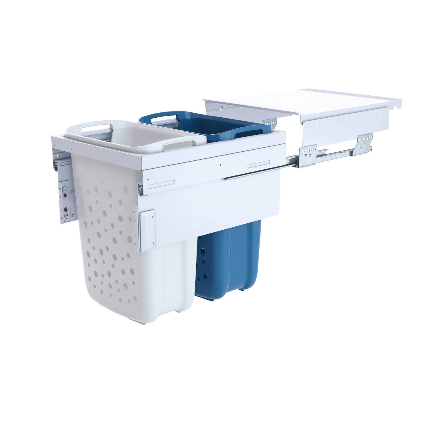 Hailo Ausziehwäschekorb Hailo Корзины для белья 3270461 Laundry Carrier 45 LC Slide SC 66 Liter, für 45 cm Unterschrank mit Möbelfront