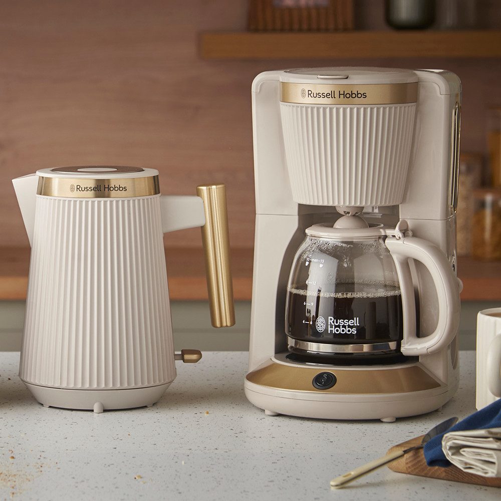 RUSSELL HOBBS Filterkaffeemaschine Stone 26781-56, 1,25l Kaffeekanne, Warmhaltefunktion, WhilTech-Brühtechnologie