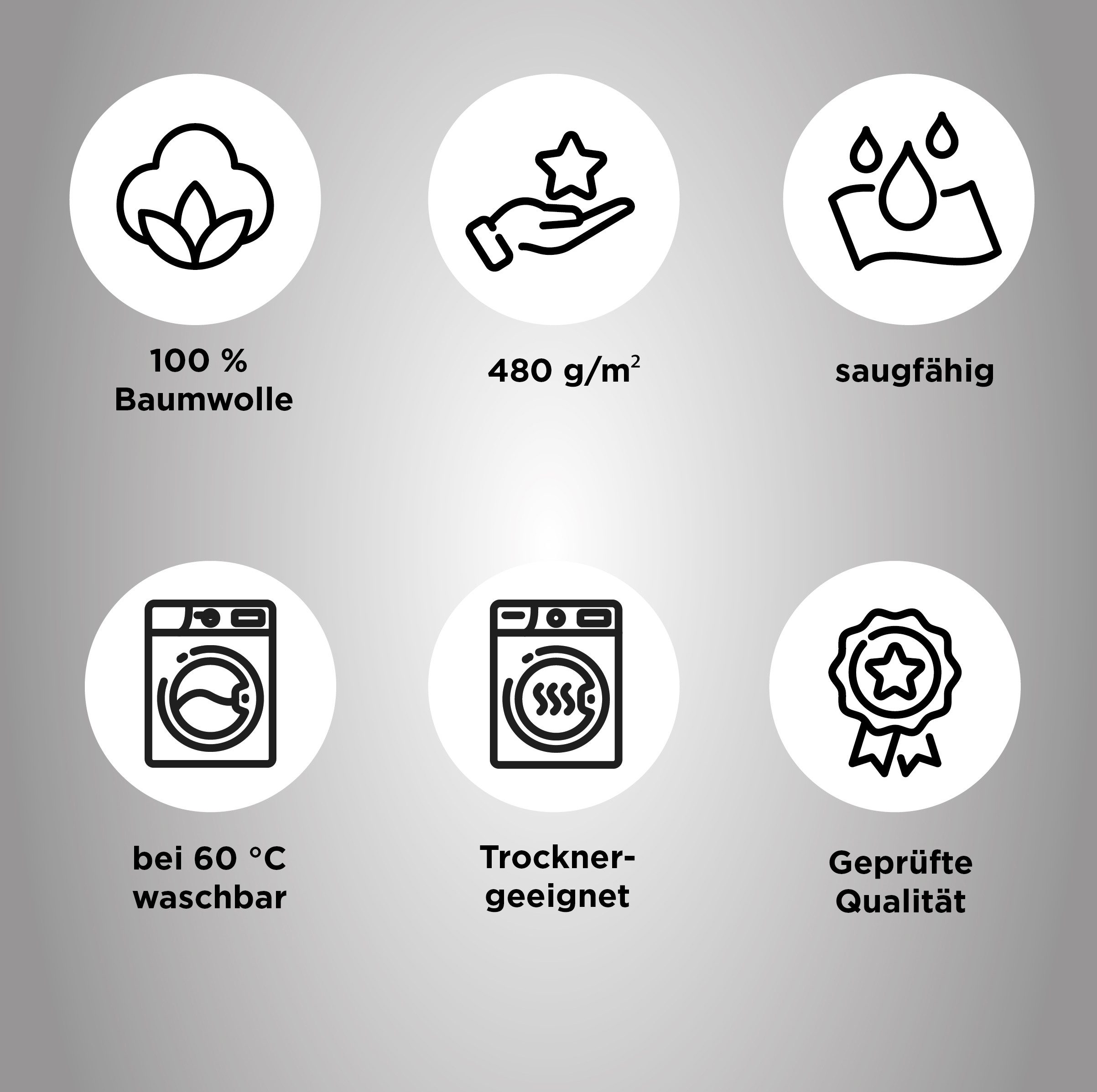 Dyckhoff Handtuch Set Maritim, Nautic, Frottier (Set, 3-St), 2 Handtücher (50x100 cm), 1 Duschtuch (70x140 cm)