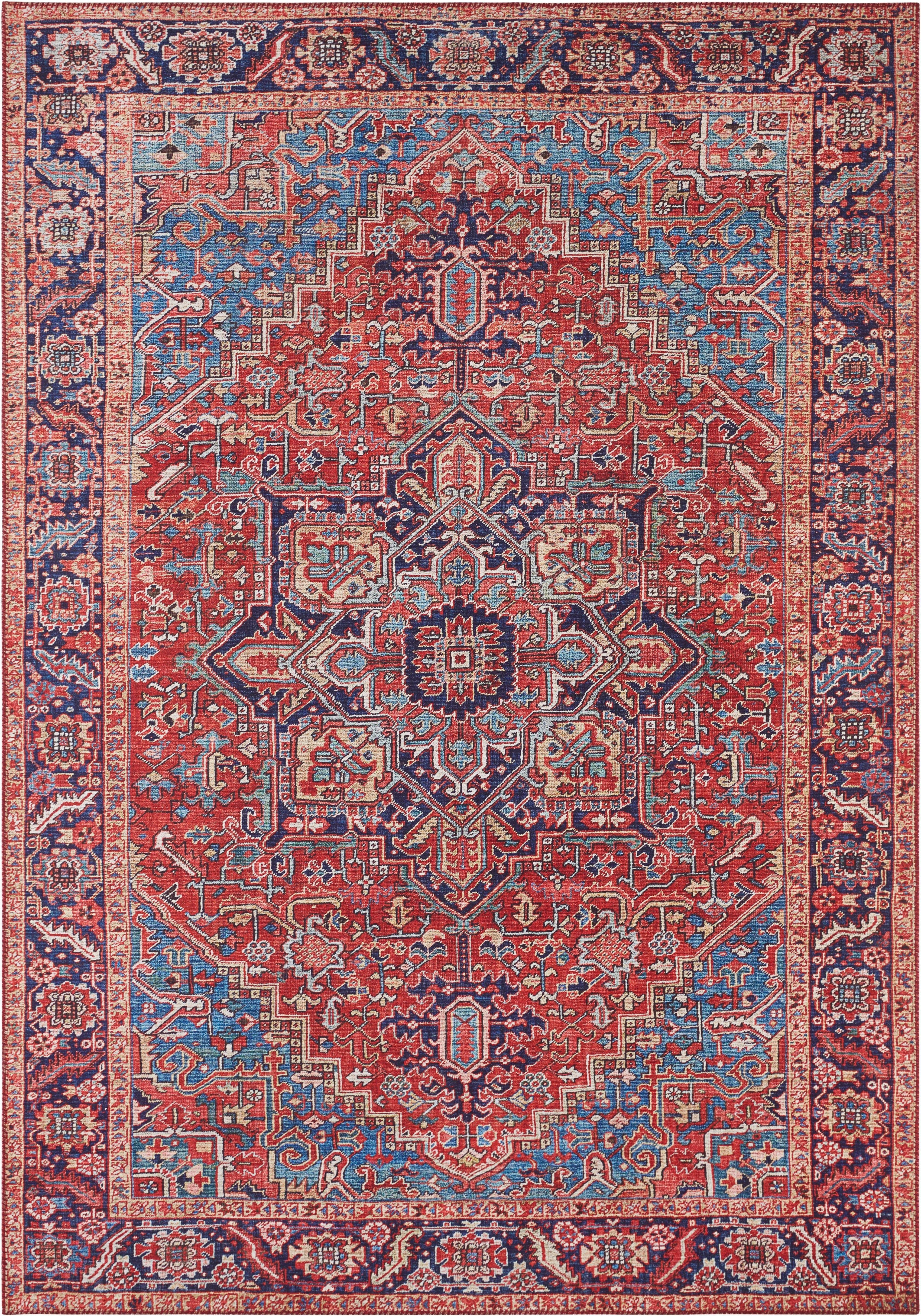 Teppich Amata, NOURISTAN, rechteckig, Höhe: 5 mm, Orientalisch, Orient, Vintage, Wohnzimmer, Schlafzimmer, Esszimmer