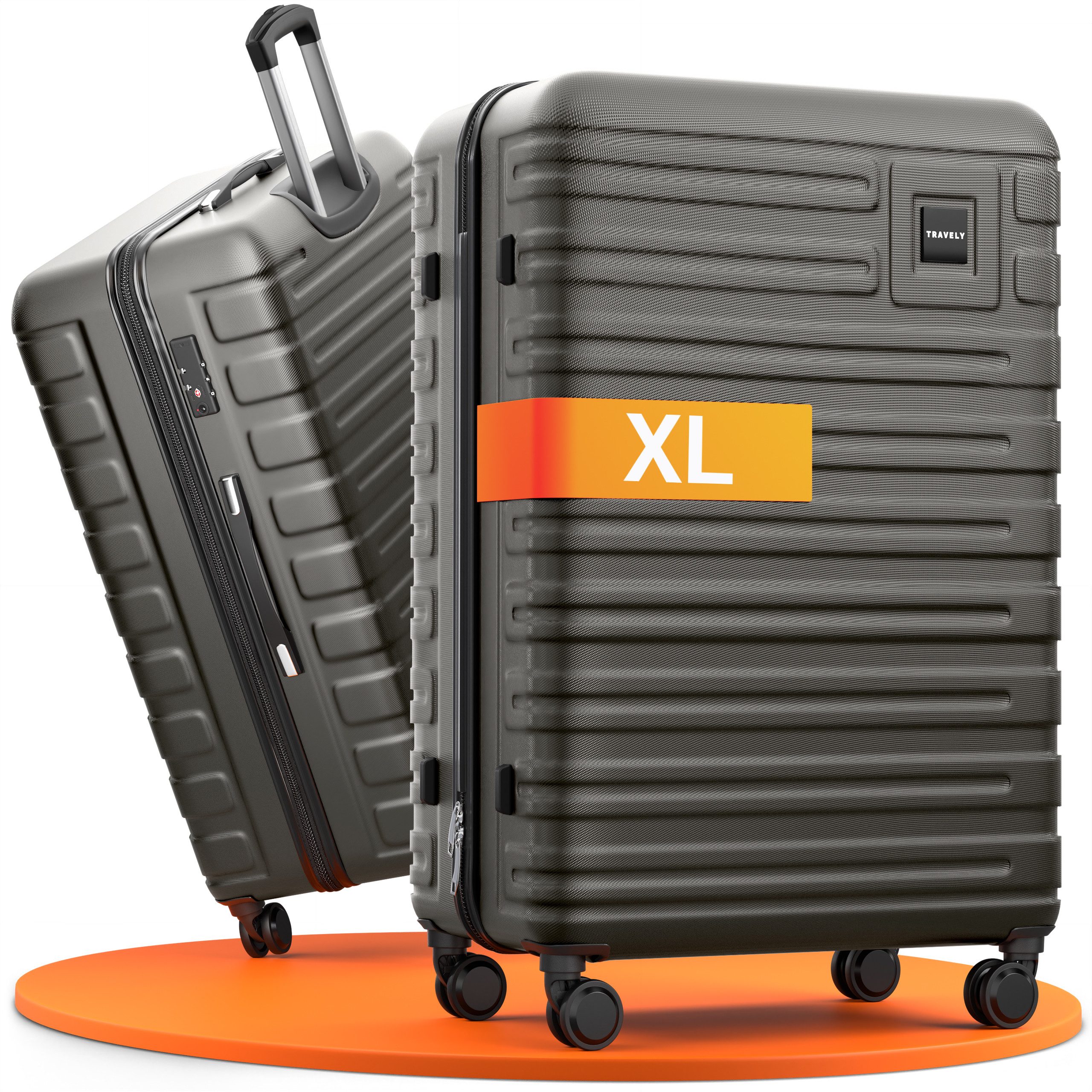 Travely Koffer, 4 Rollen