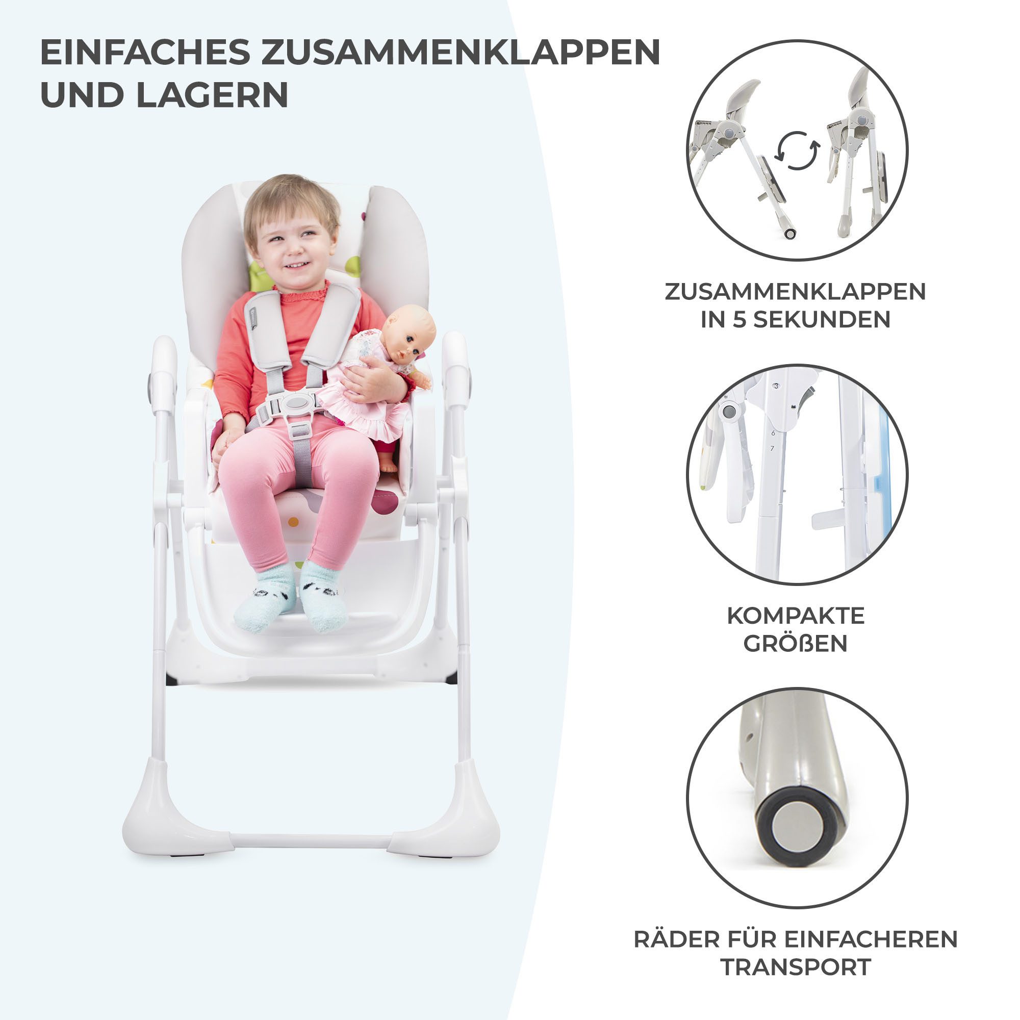 Kinderkraft Hochstuhl YUMMY günstig online kaufen