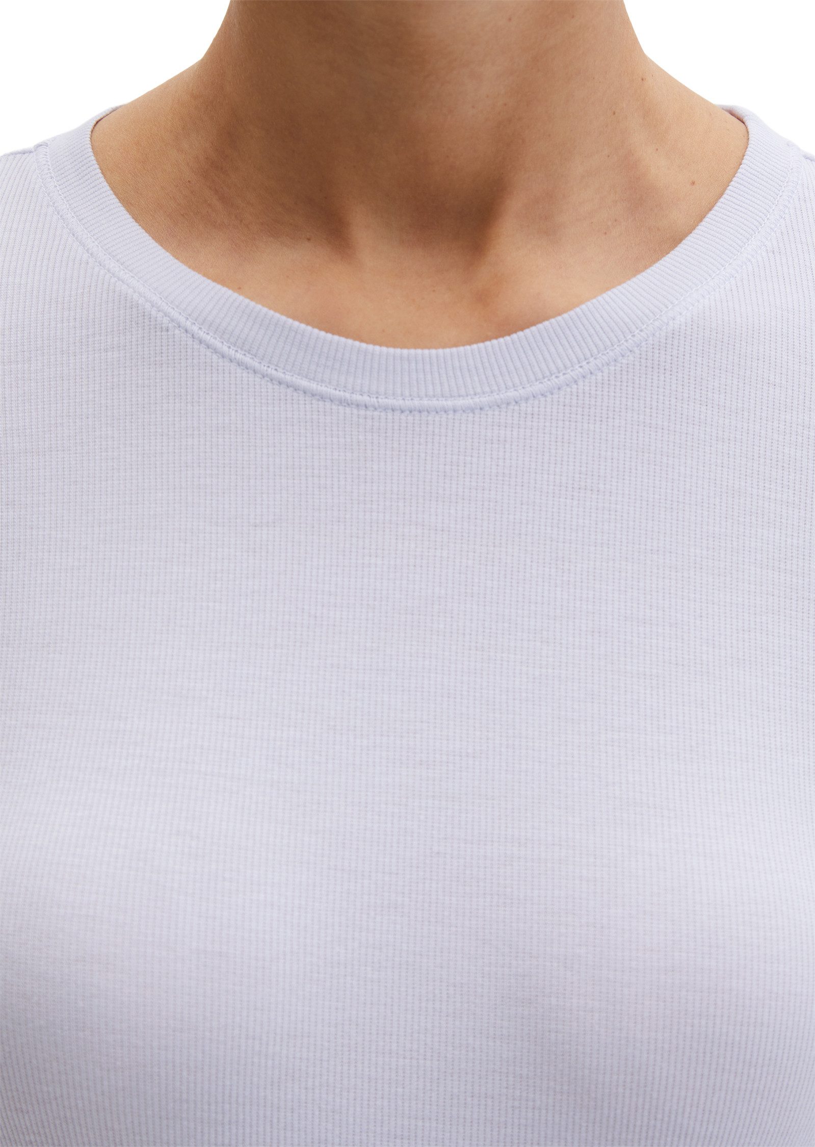 Marc O'Polo Langarmshirt aus Rippjersey – Bild 4 von 5
