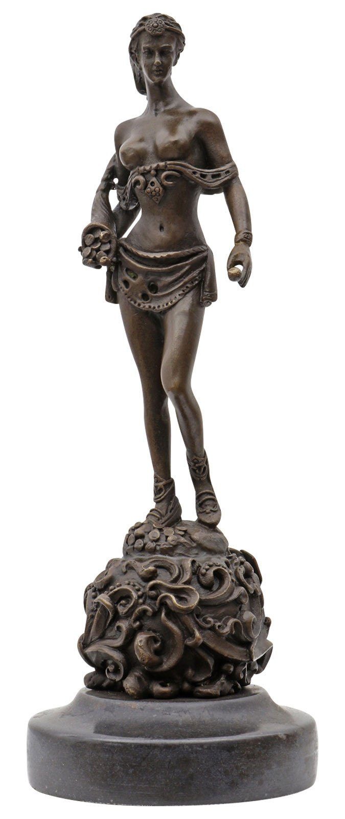Bronze im Antik-Stil Aubaho Figur Skulptur Bronzeskulptur 24cm Amazone