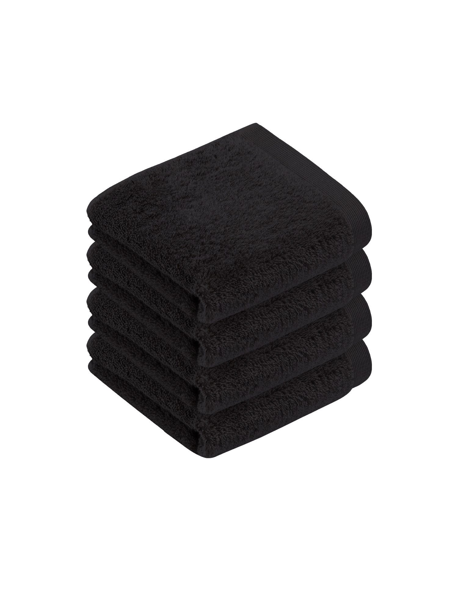 Vossen Gästehandtücher 4er Pack Gästetuch 40 x 60 cm High Line, Webfrottier (Spar-Set, 4-St)