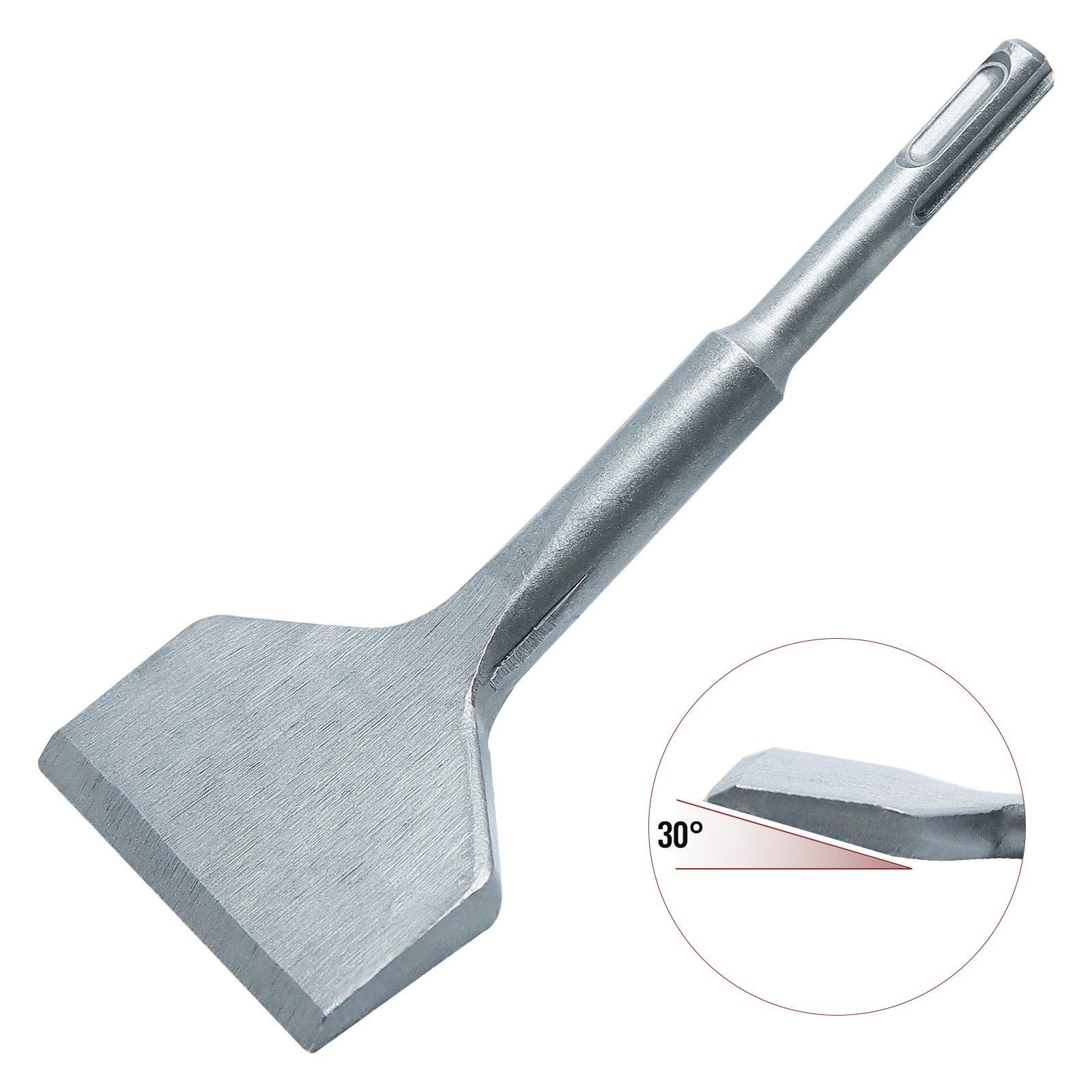 CCLIFE Flachmeißel Fliesenmeißel SDS Plus Meißel Leichtes Einspannen & Bruchsicher