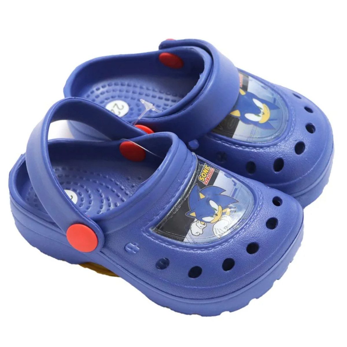 Sonic The Hedgehog Kinder Badeschuhe Hausschuhe Sommer Schuhe leicht bequem Clog (Packung)