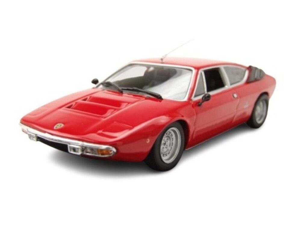 Maxichamps Modellauto Lamborghini Urraco 1974 rot metallic, Maßstab 1:43