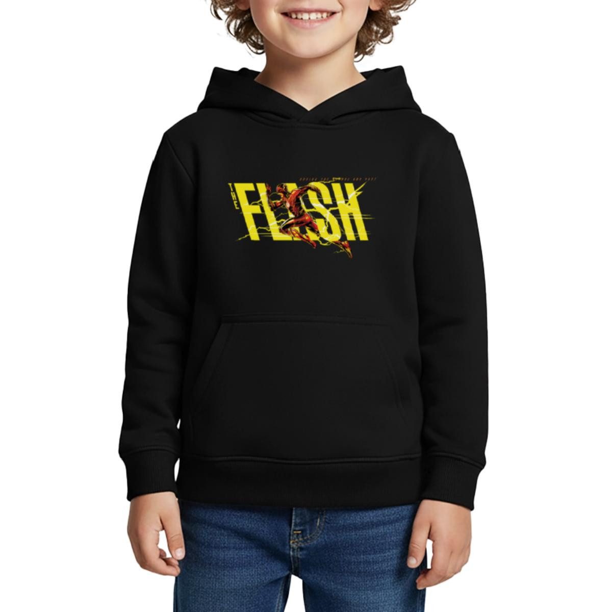 Hoodie The Flash Speedster Mit Logo Kinder Premium Hoodie