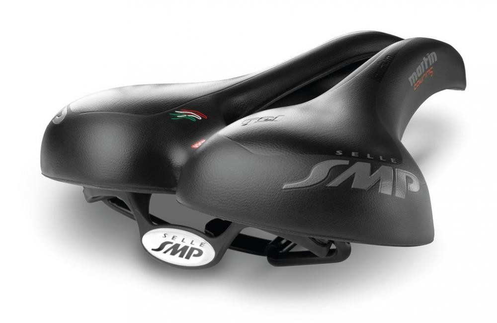 Selle SMP Fahrradsattel Selle SMP Sattel Martin Touring Medium Gel schwarz Unisex 255x218mm