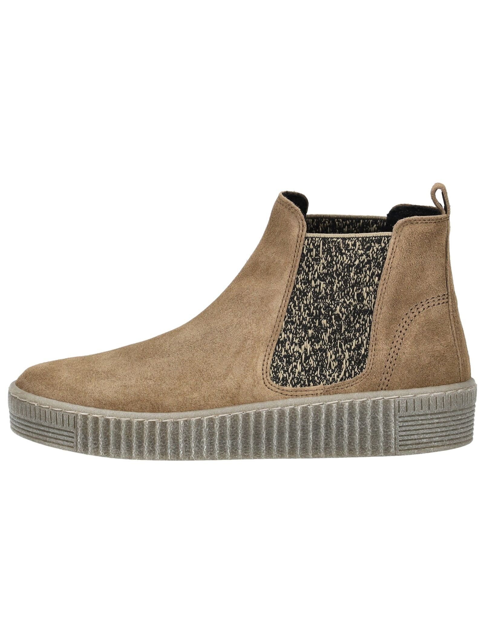 Gabor Gabor Stiefelette Veloursleder/Textil Plateaustiefelette günstig online kaufen