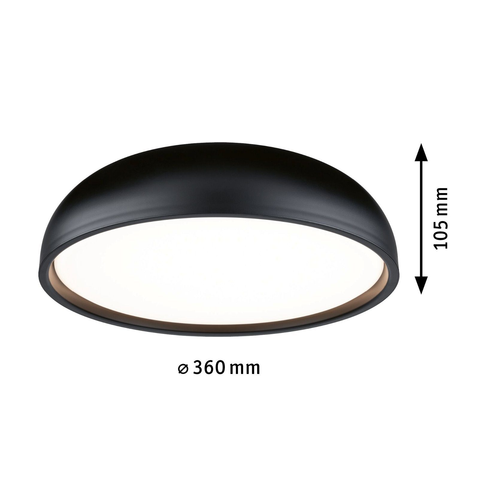 Paulmann LED Deckenleuchte Selection Bathroom Oka IP44 24W 230V Kunststoff, LED fest integriert, Tageslichtweiß, WhiteSwitch