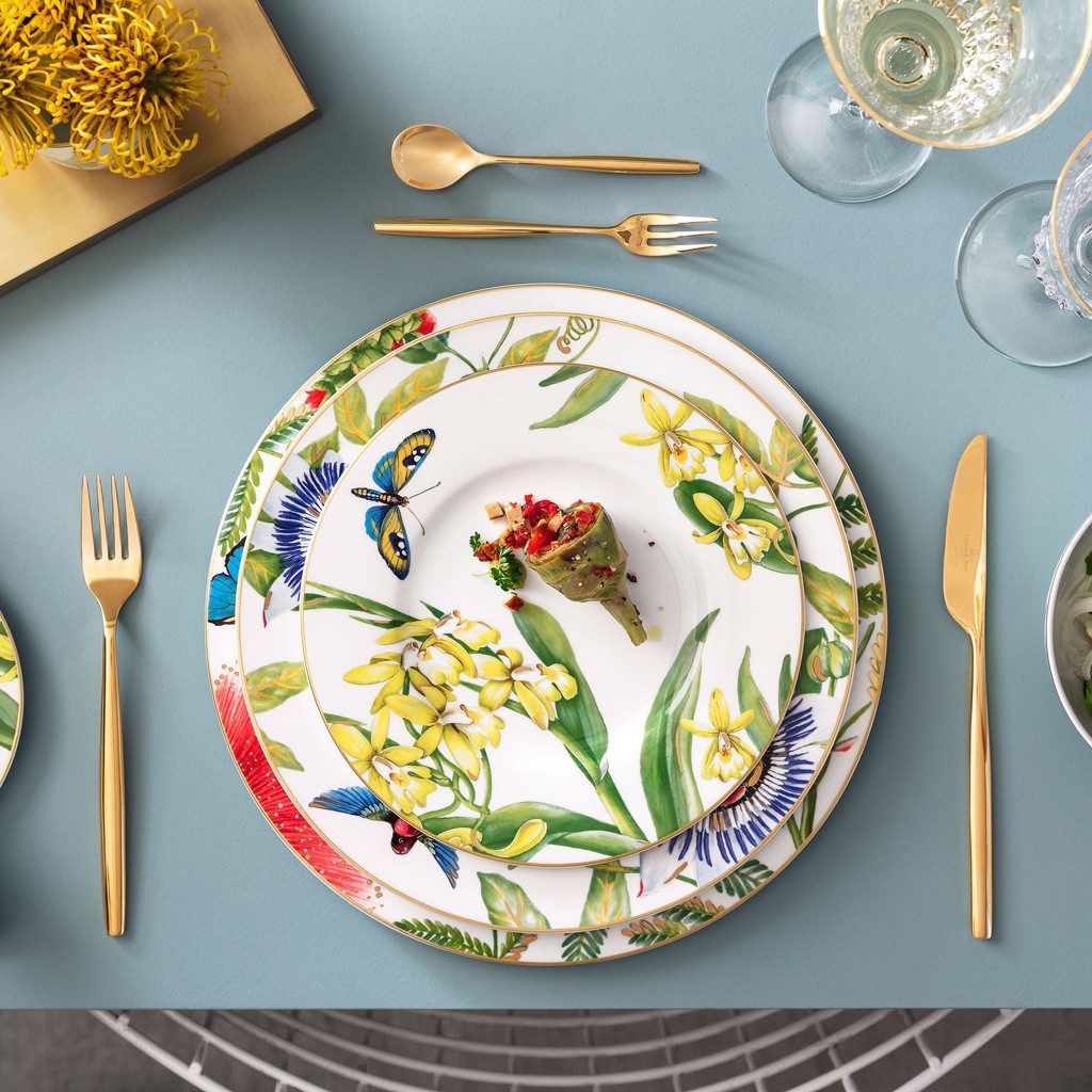 Villeroy & Boch Speiseteller Amazonia Anmut Speiseteller ø 27,7 cm, (1 St)