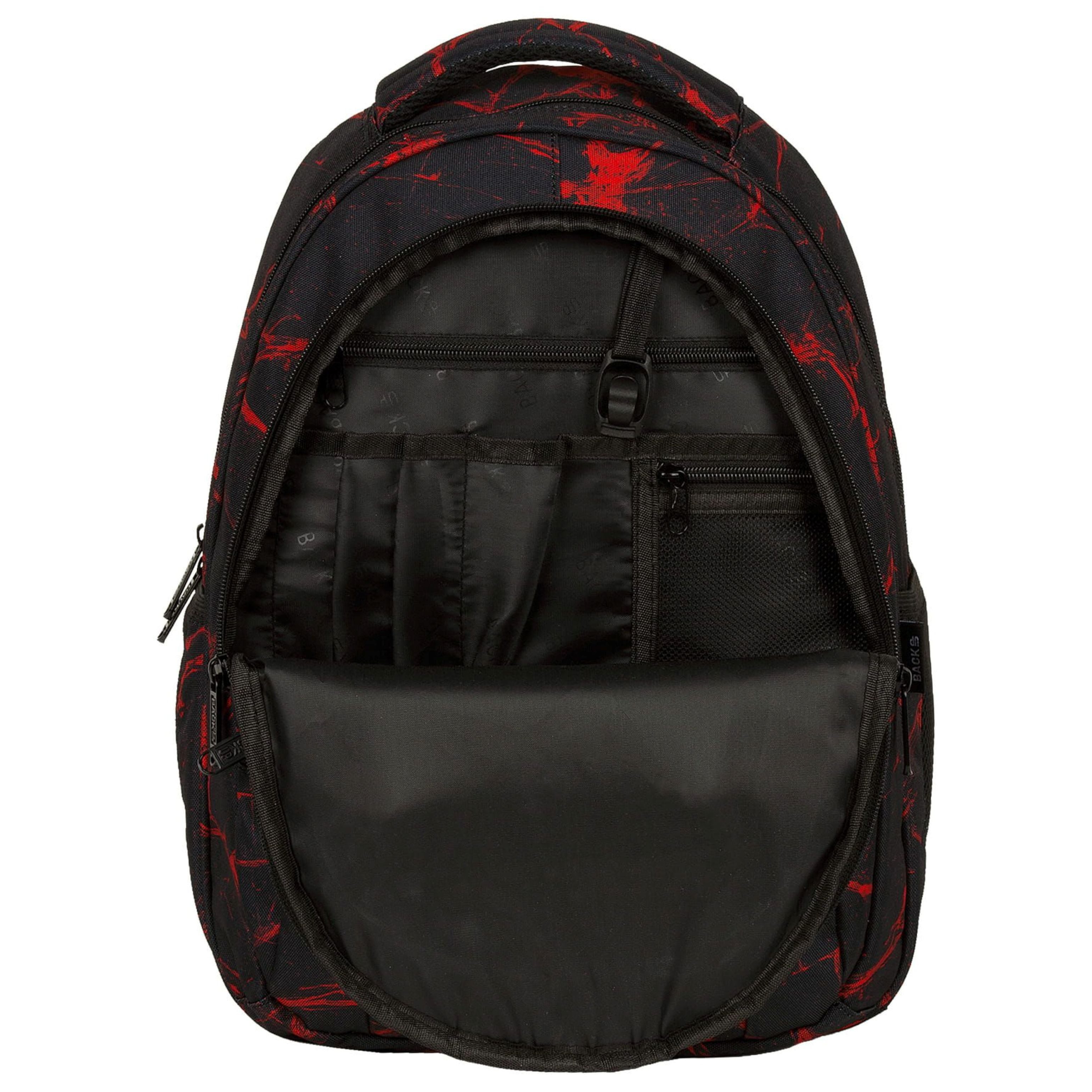 Festivalartikel Schulrucksack Schulrucksack Jungen 26L BackUP Magma Lava – robust & stylisch – Bild 5 von 5