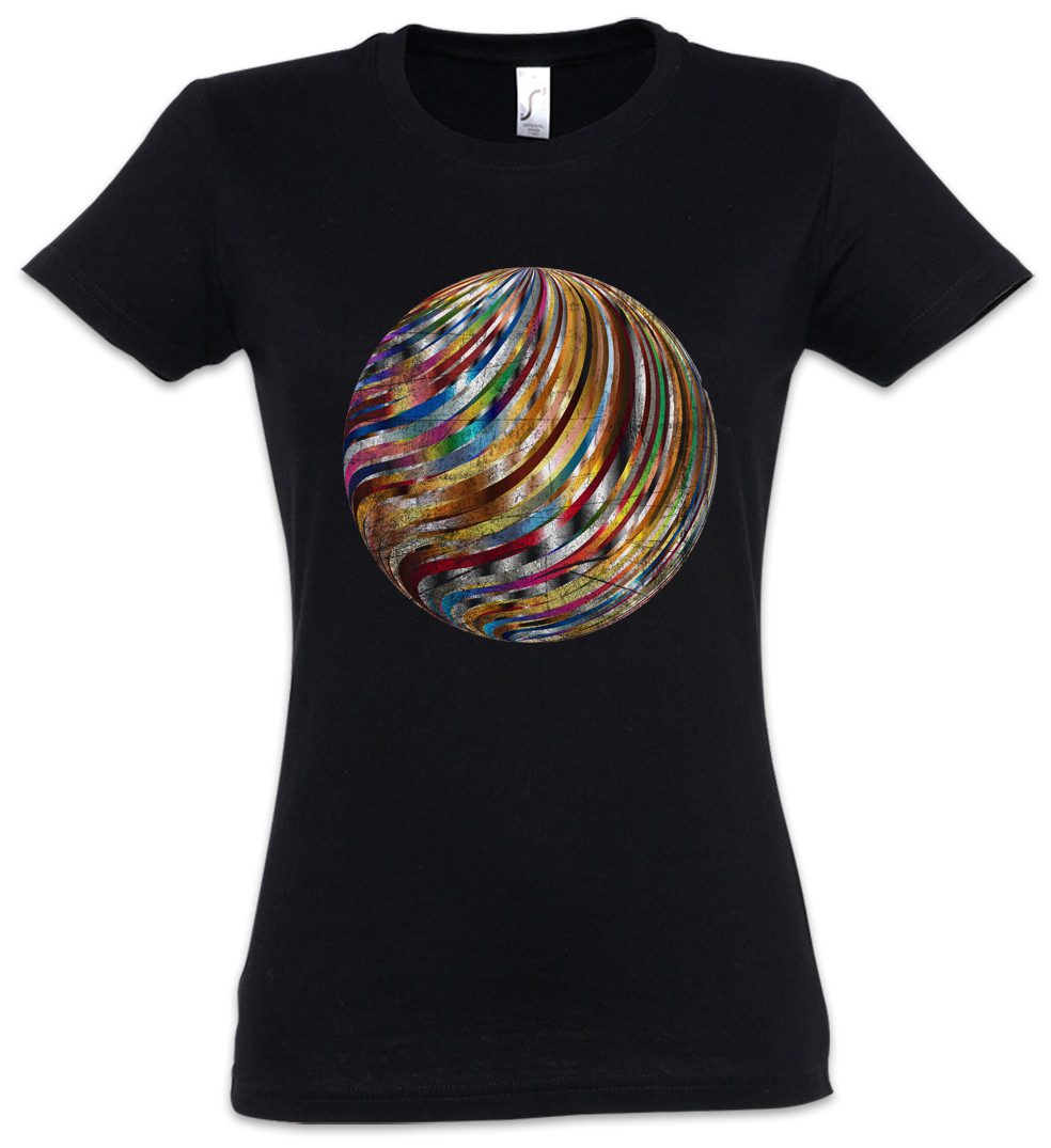 Urban Backwoods Print-Shirt Disco Ball Damen günstig online kaufen