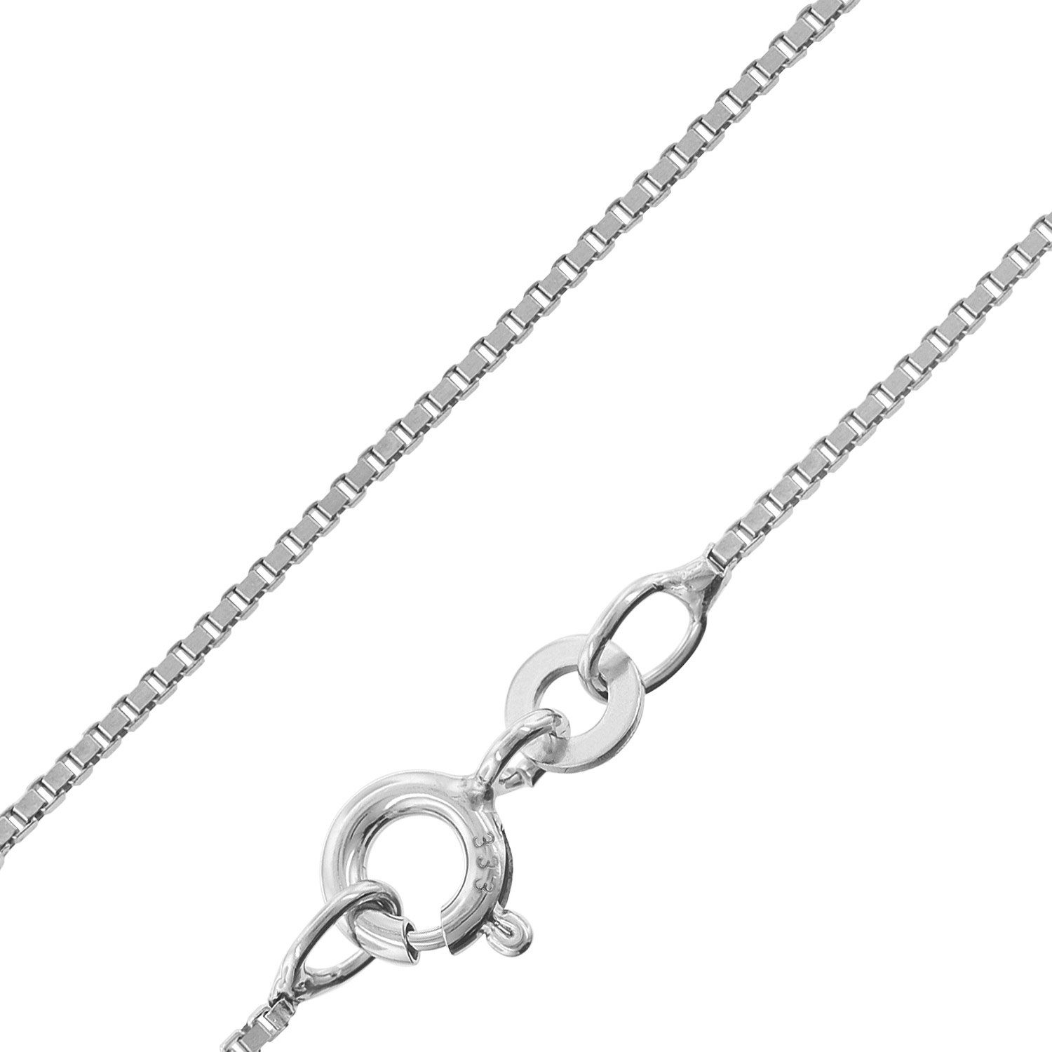 trendor Kette ohne Anhänger 333 Weißgold günstig online kaufen