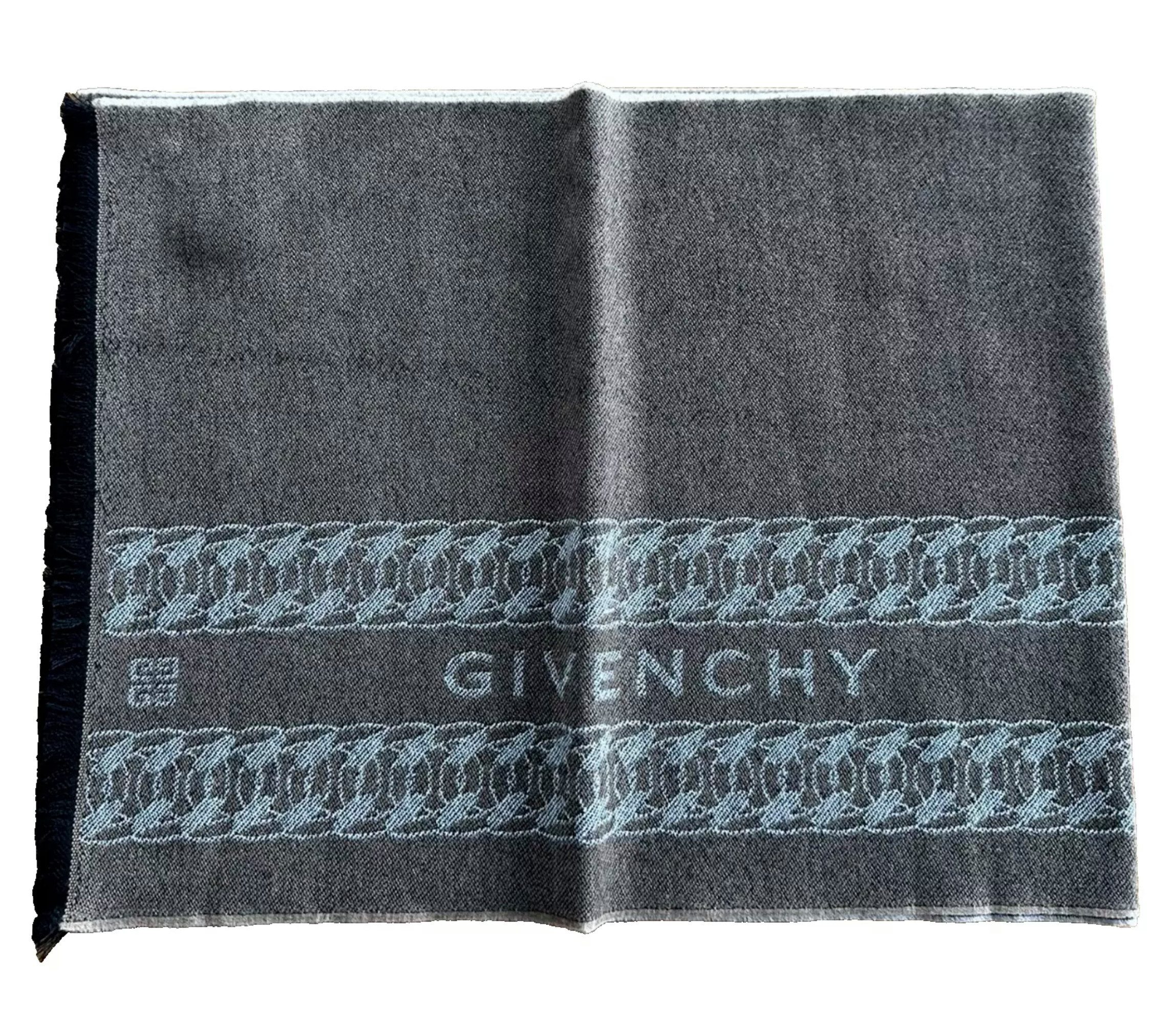 GIVENCHY Strickschal Schal Unisex Mufflers Stola Tuch, Bedrucktes Logo, ikonisches 4G-Motiv