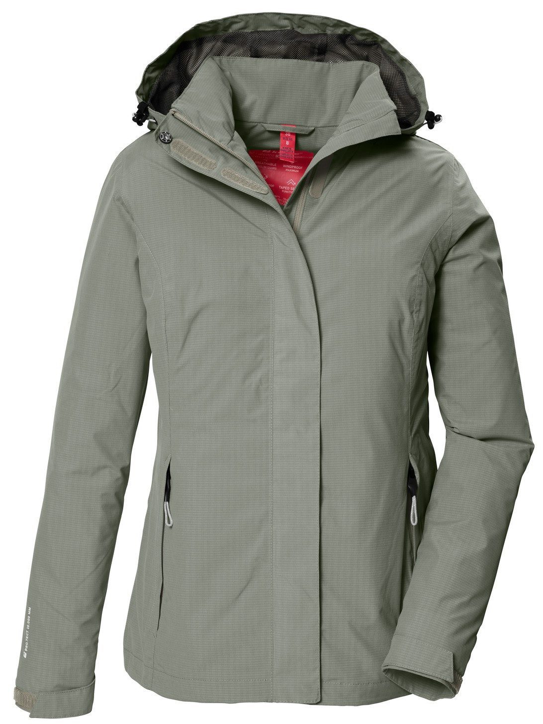 Killtec Outdoorjacke KOS 362 WMN JCKT OS Regenjacke, Outdoorjacke auch in großen Green
