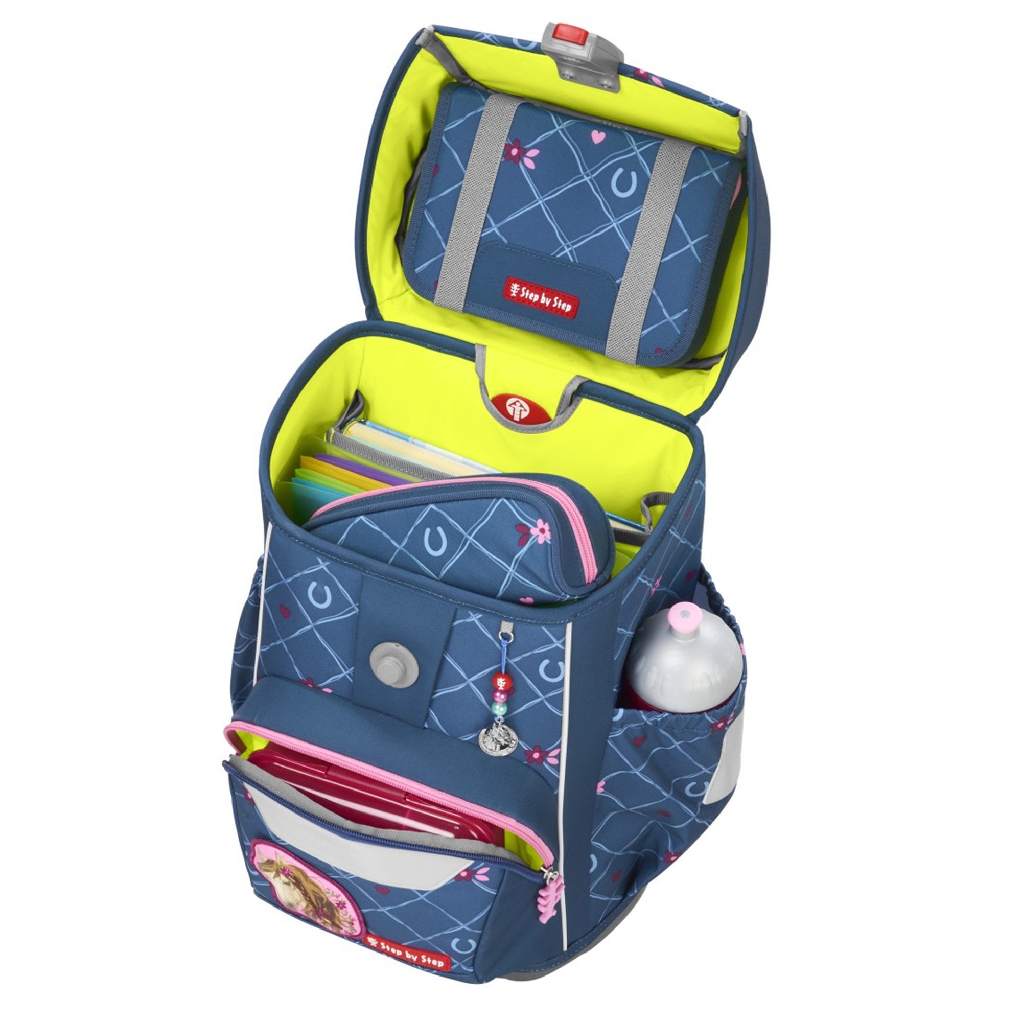 Step by Step Schulranzen GIANT, 5-teilig (5-teilig, 5-tlg)